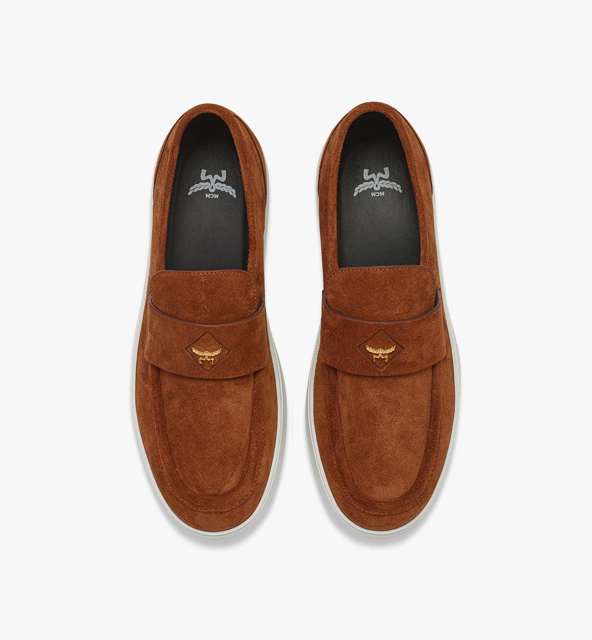 MCM Neo Terrain ドライビングシューズ - カーフスエード Cognac MEXEAAJ06CC044 ほかの角度から見る 4