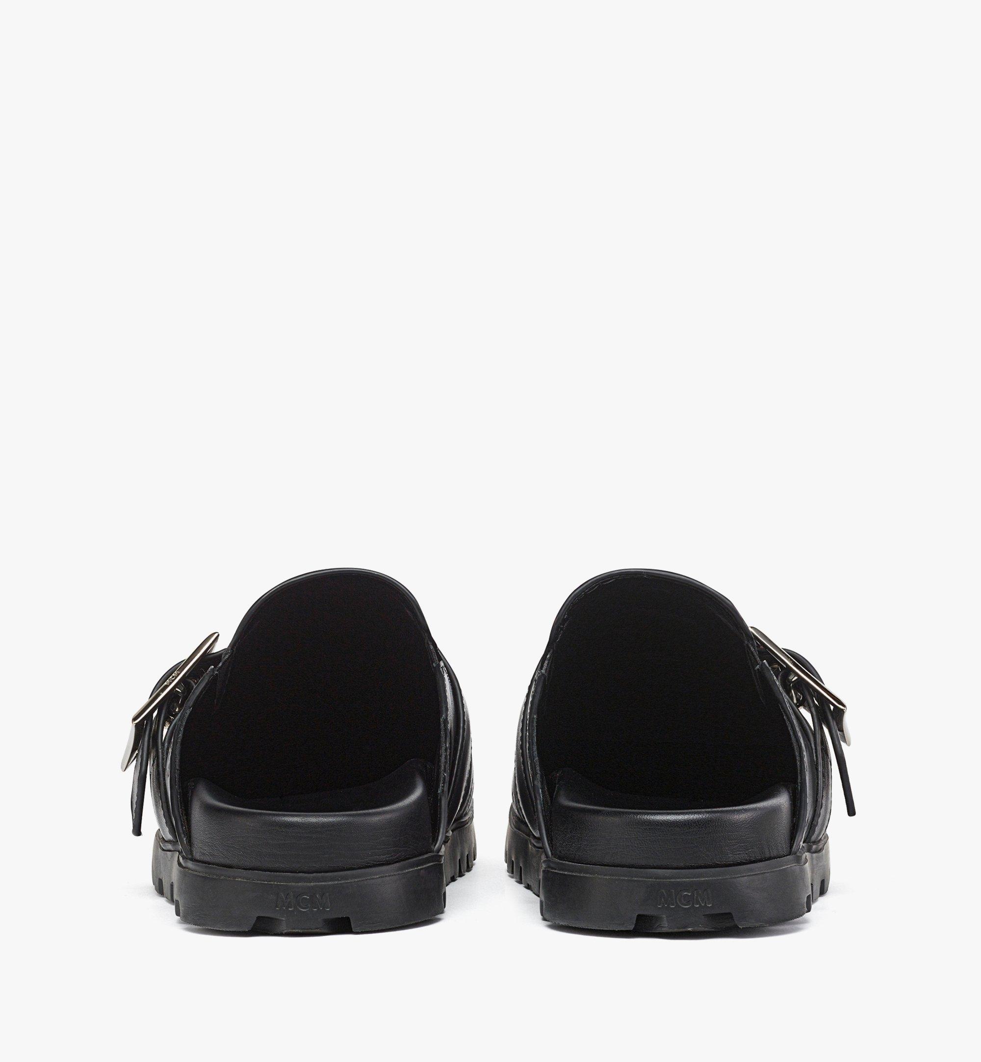 MCM フラットミュール - モノグラムレザー Black MEXEAMM07BK039 ほかの角度から見る 2