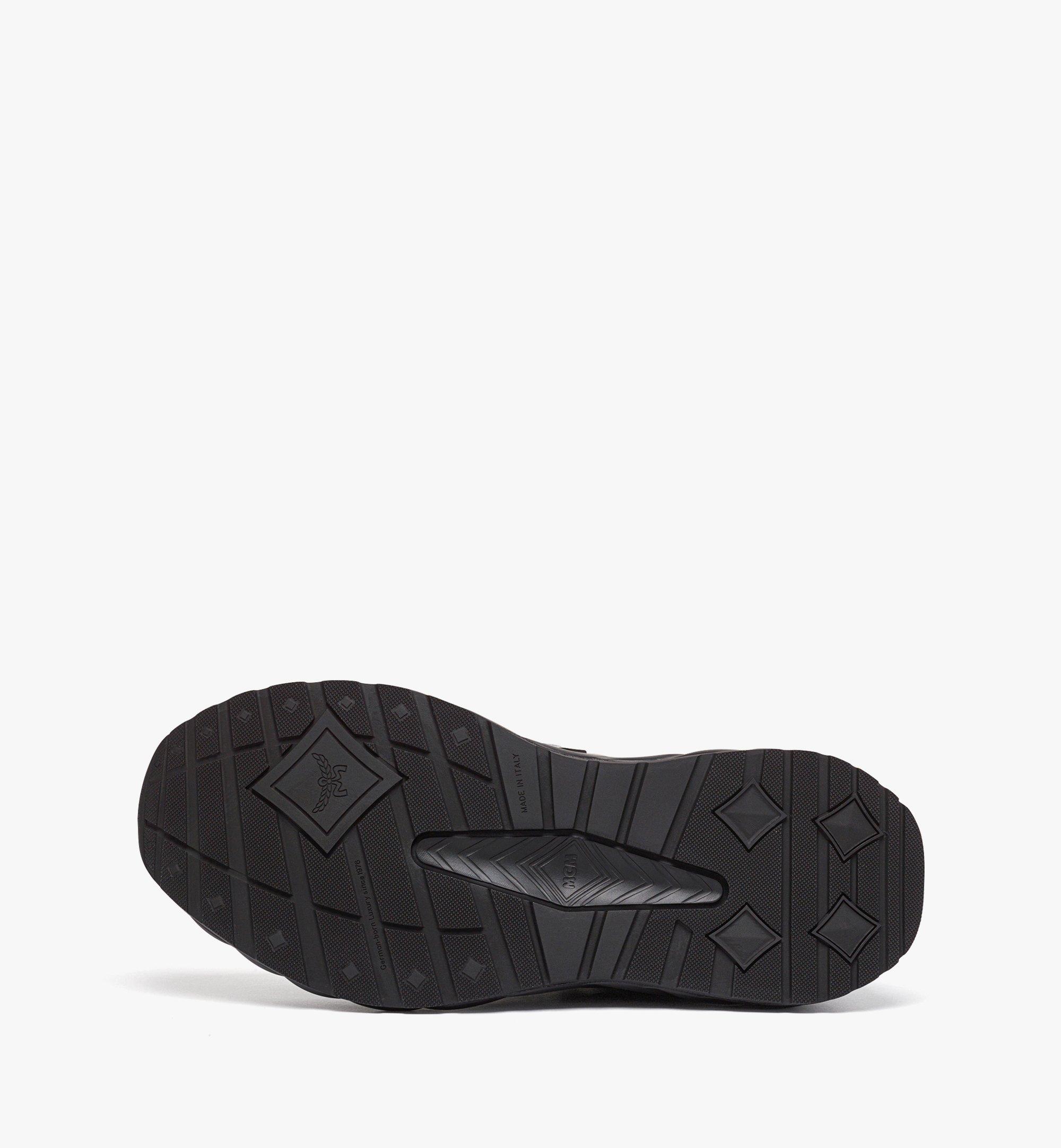 MCM Baskets basses Skywander en cuir suédé et cuir de veau Black MEXESAH01BK044 Plus de photos 3