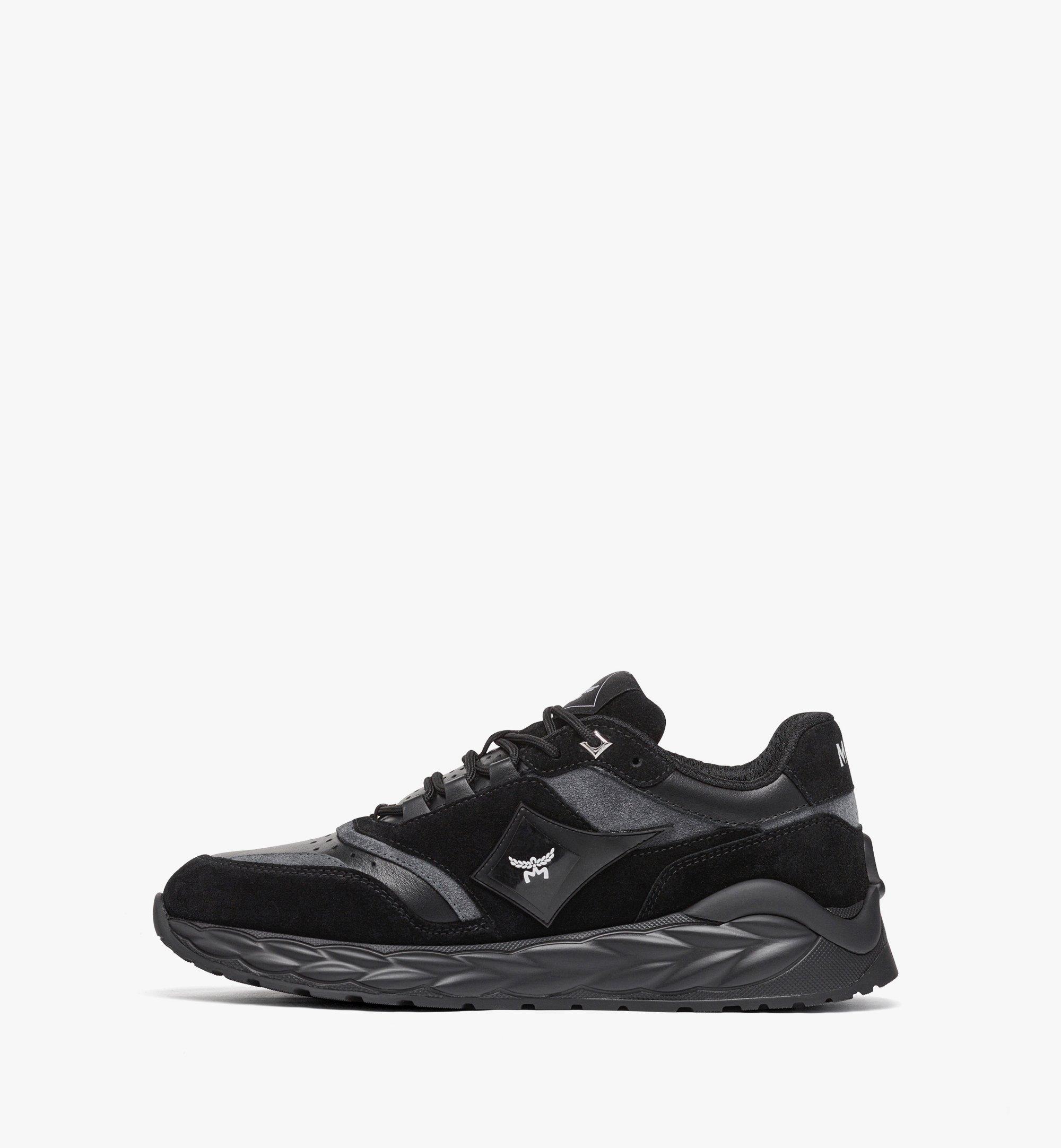MCM Low-Top-Sneaker Skywander aus Velours- und Kalbsleder Black MEXESAH01BK045 Noch mehr sehen 1