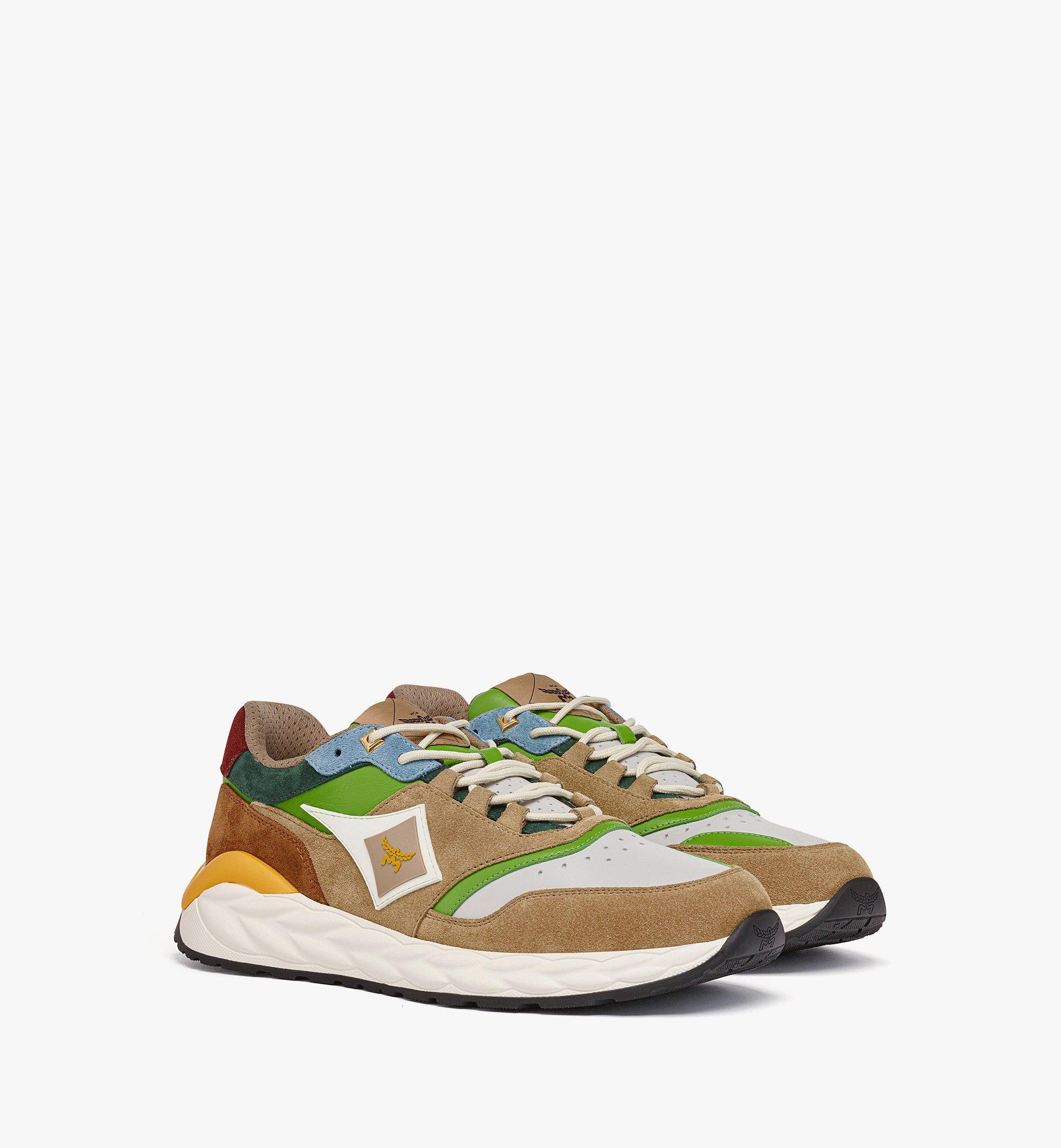 Baskets basses Skywander en cuir suédé de veau