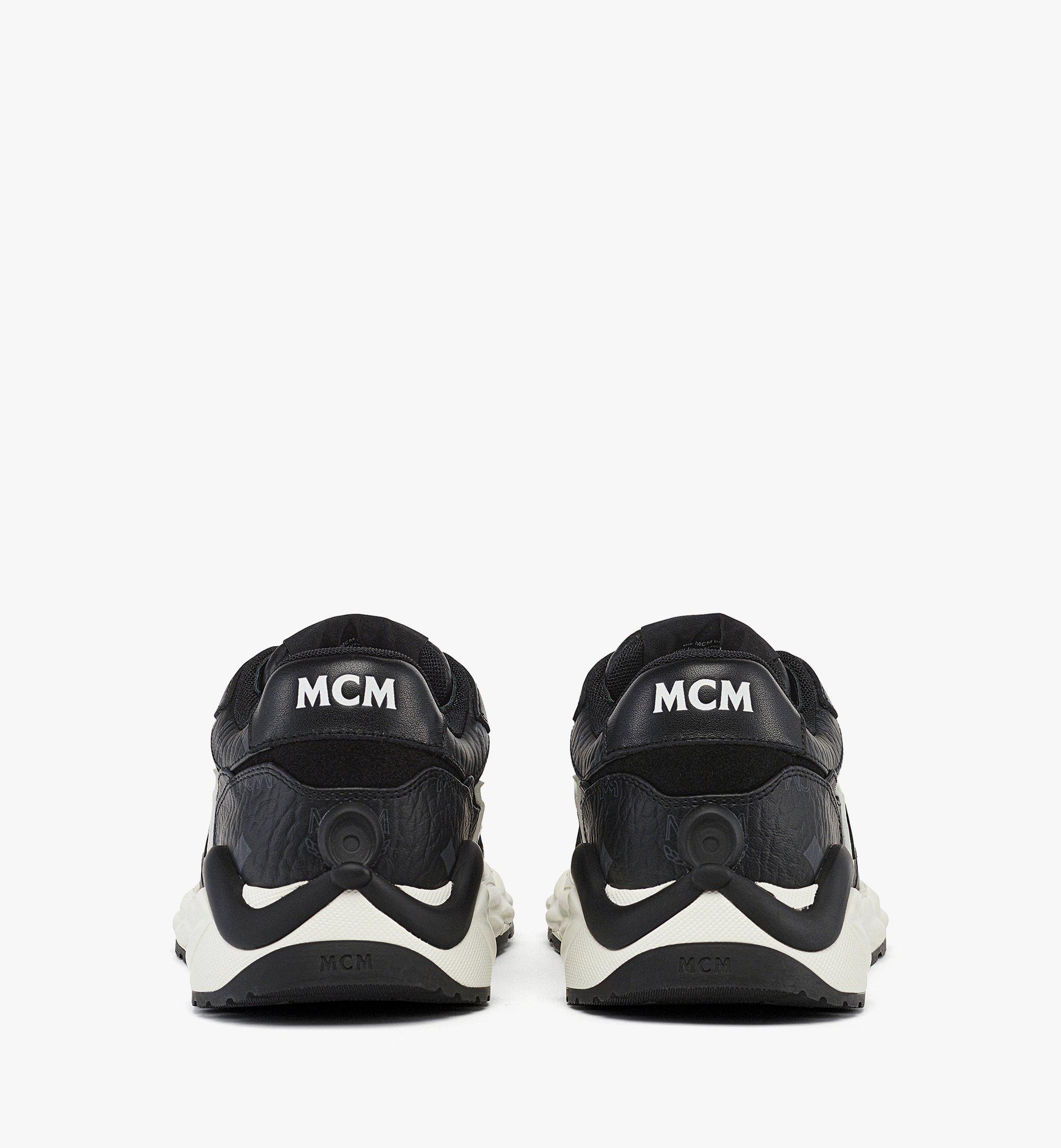 MCM รองเท้าผ้าใบ Skywander ลาย Visetos Black MEXESAH02BK042 มุมมองอื่น 2
