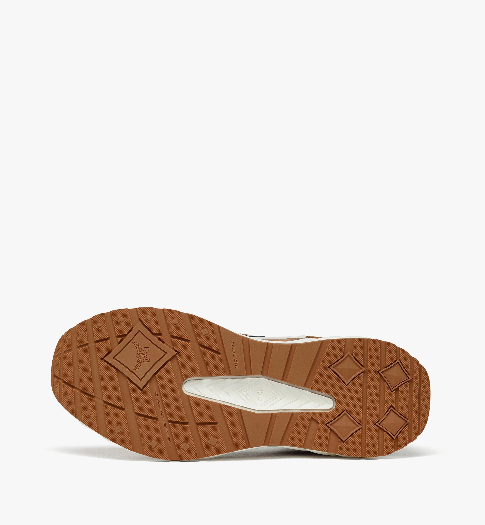 MCM Skywander Lo Sneakers in Visetos Cognac MEXESAH02CO043 Alternate View 3