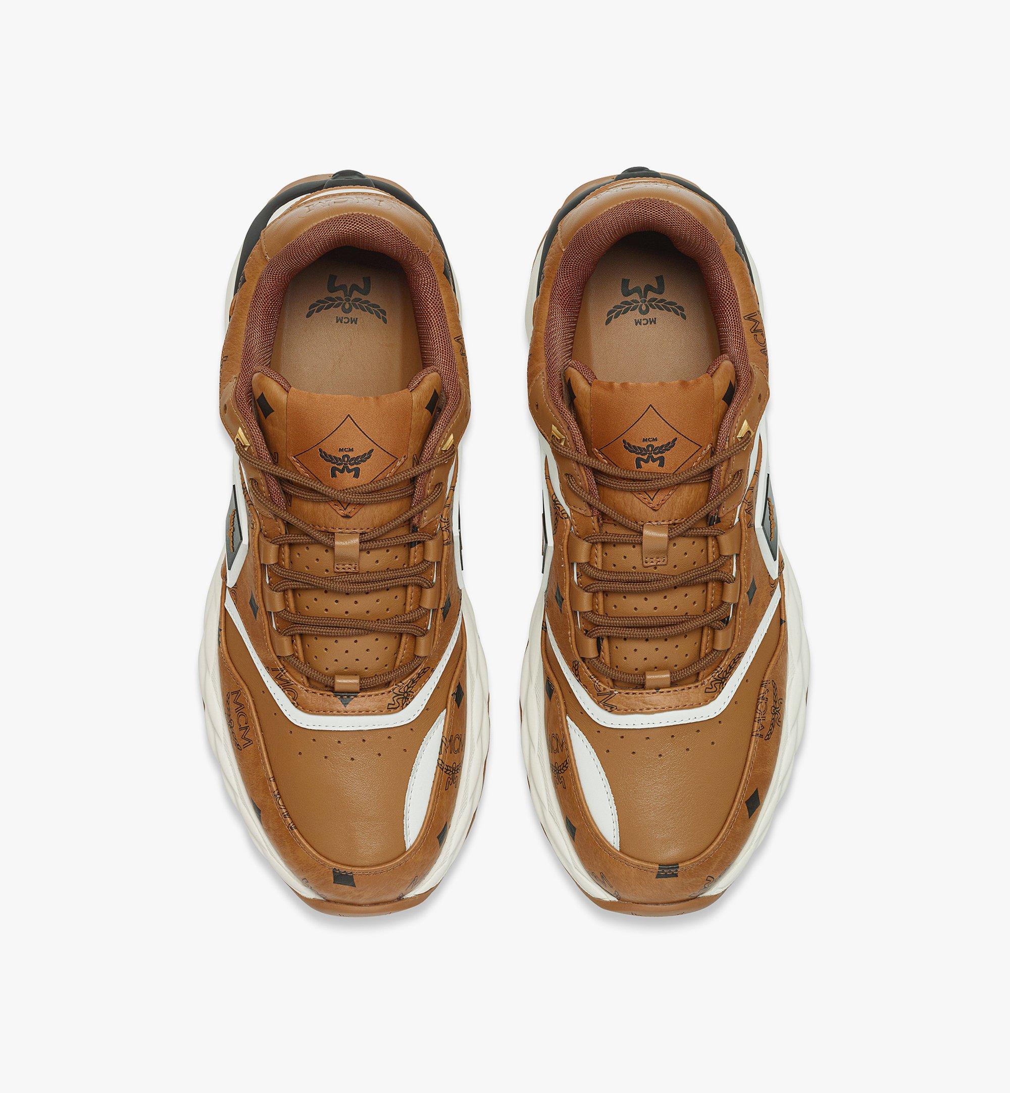 43 IT / M Skywander Lo Sneakers in Visetos Cognac | MCM ®US