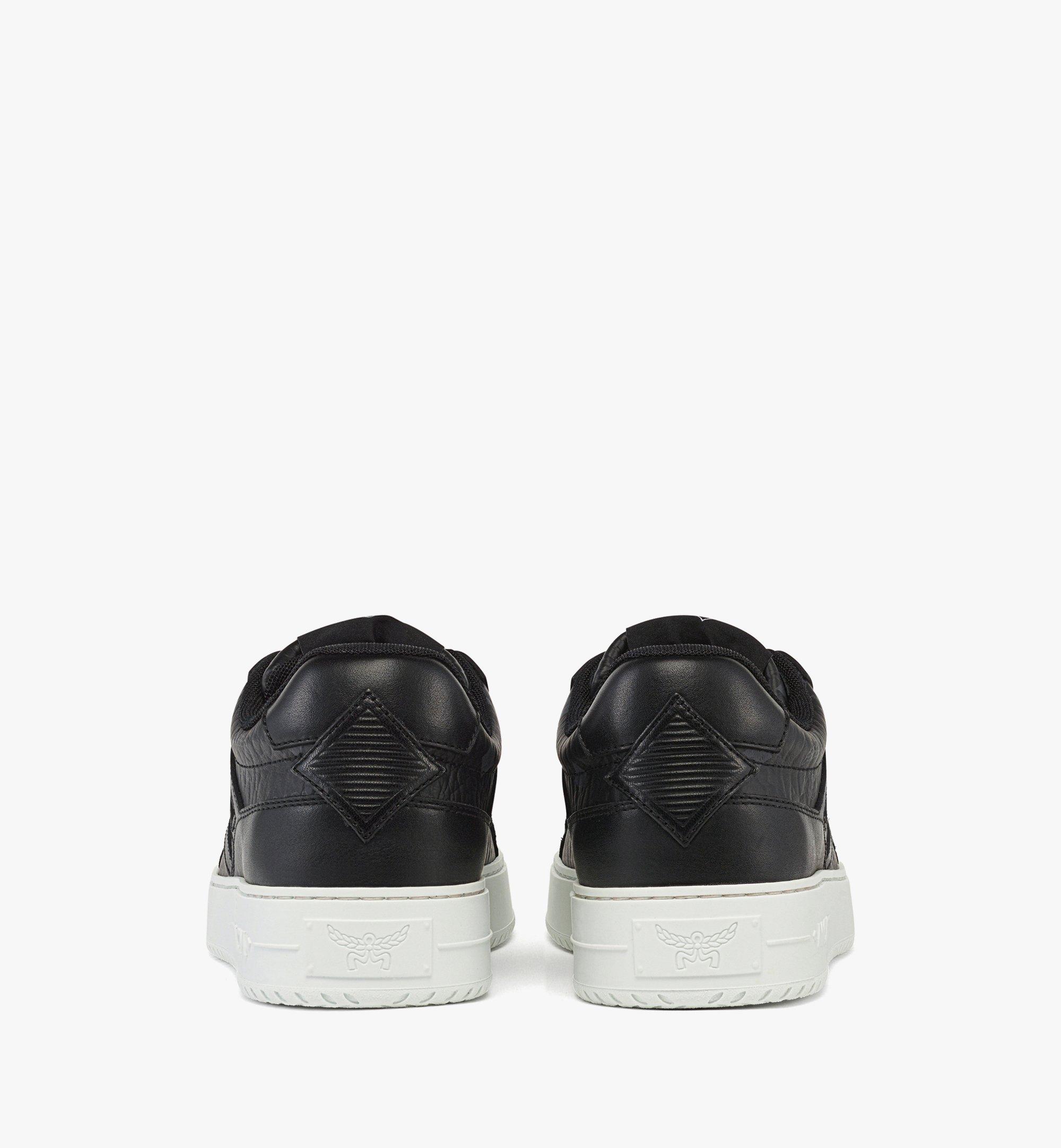MCM Neo Terrain Lo Sneakers in Visetos Leather Mix Black MEXESAJ03BD043 Alternate View 2