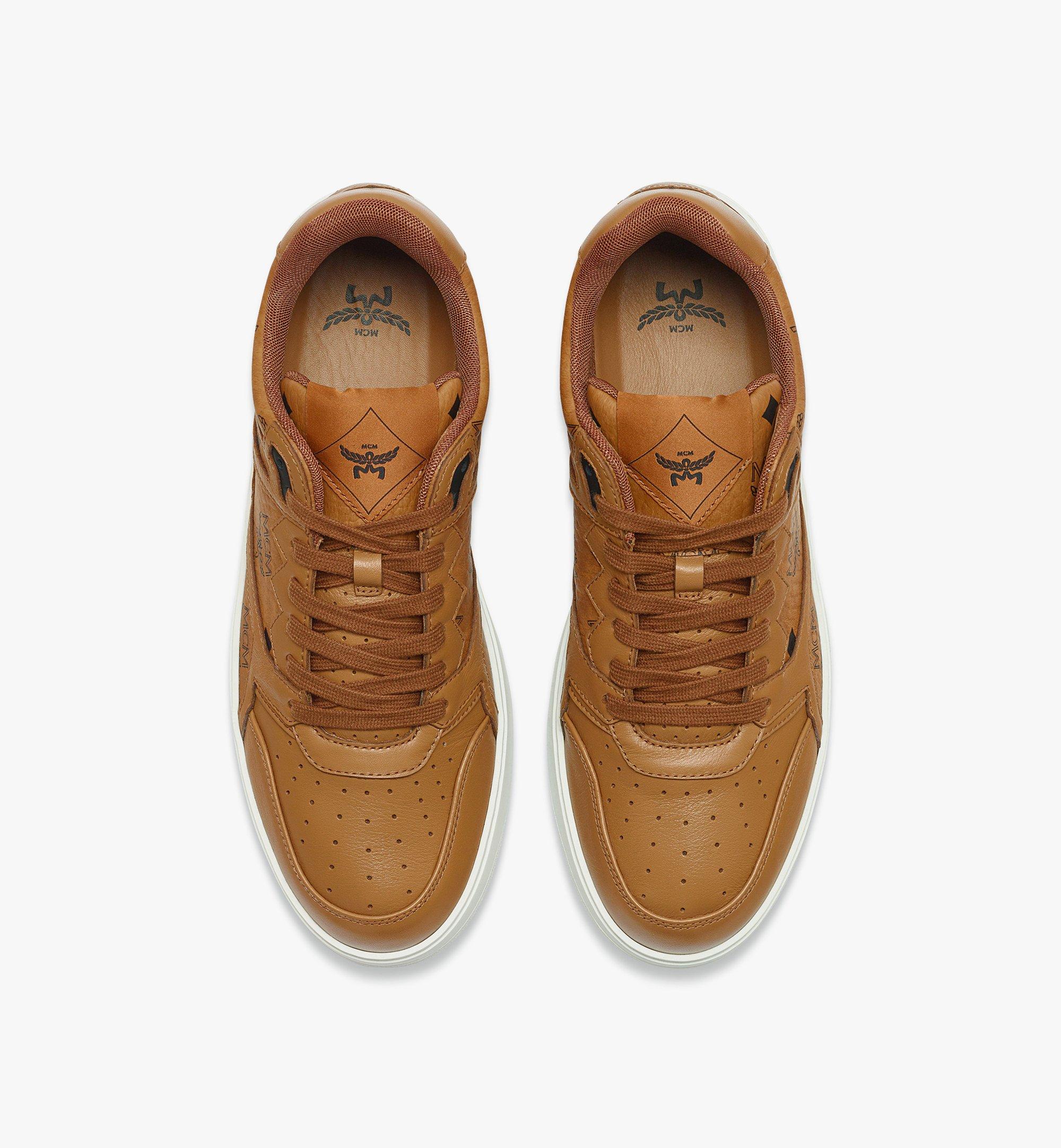 41 IT / M Neo Terrain Lo Sneakers in Visetos Cognac | MCM ®CA