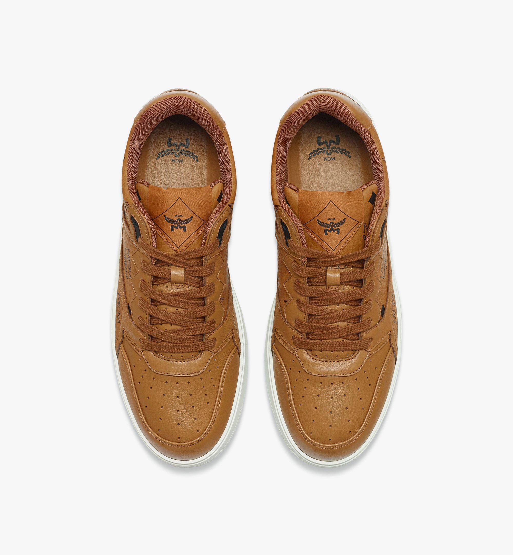 45 IT / M Neo Terrain Lo Sneakers in Visetos Cognac | MCM ®US