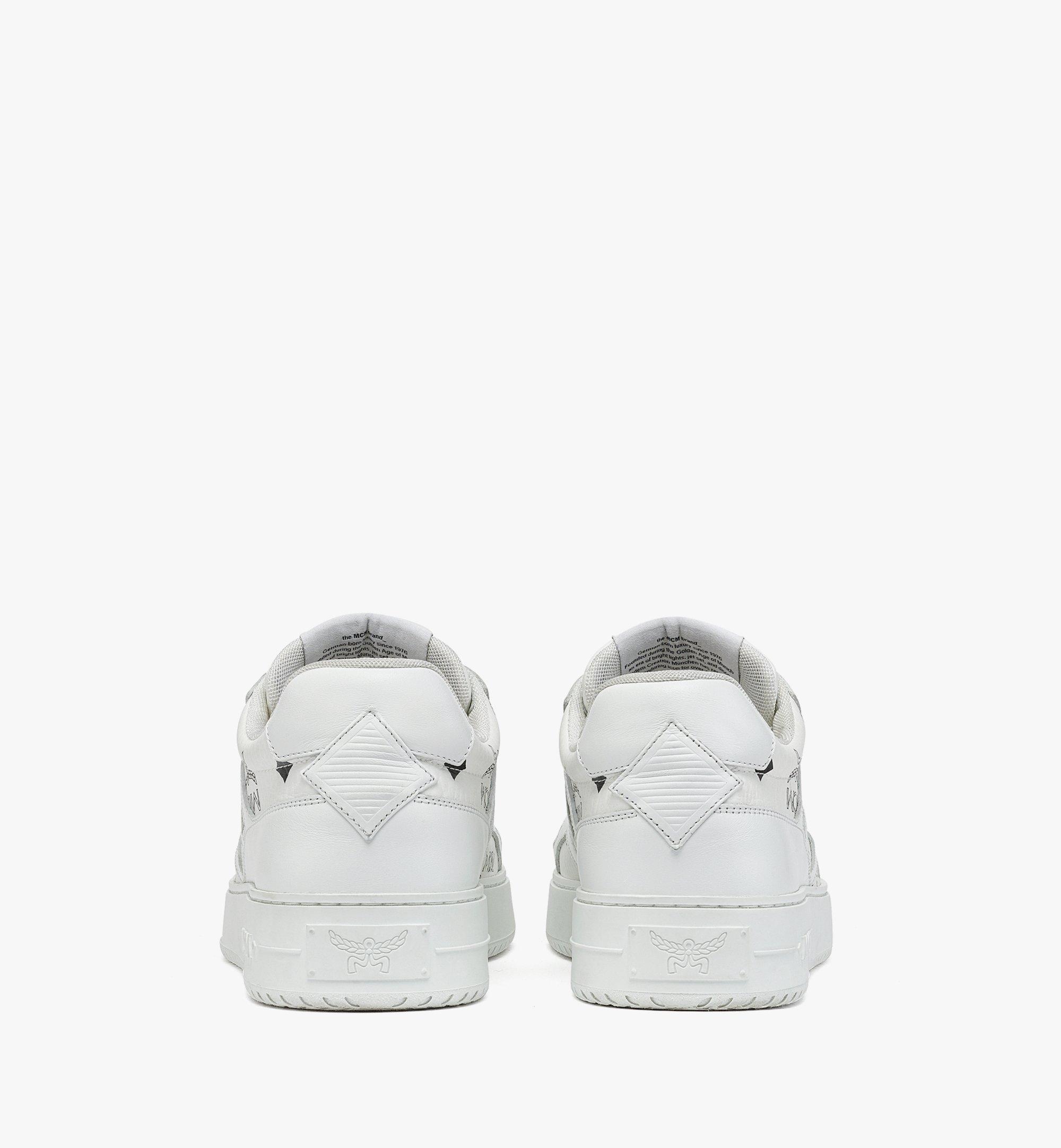 47 IT / M Neo Terrain Lo Sneakers in Visetos White | MCM ®CA