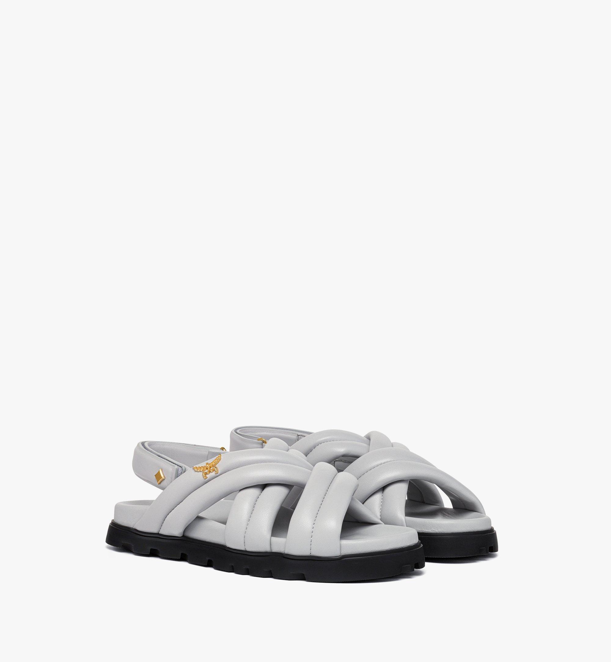 MCM Kreuzsandalen aus Lammleder Grey MEXESMM02FR039 Noch mehr sehen 1