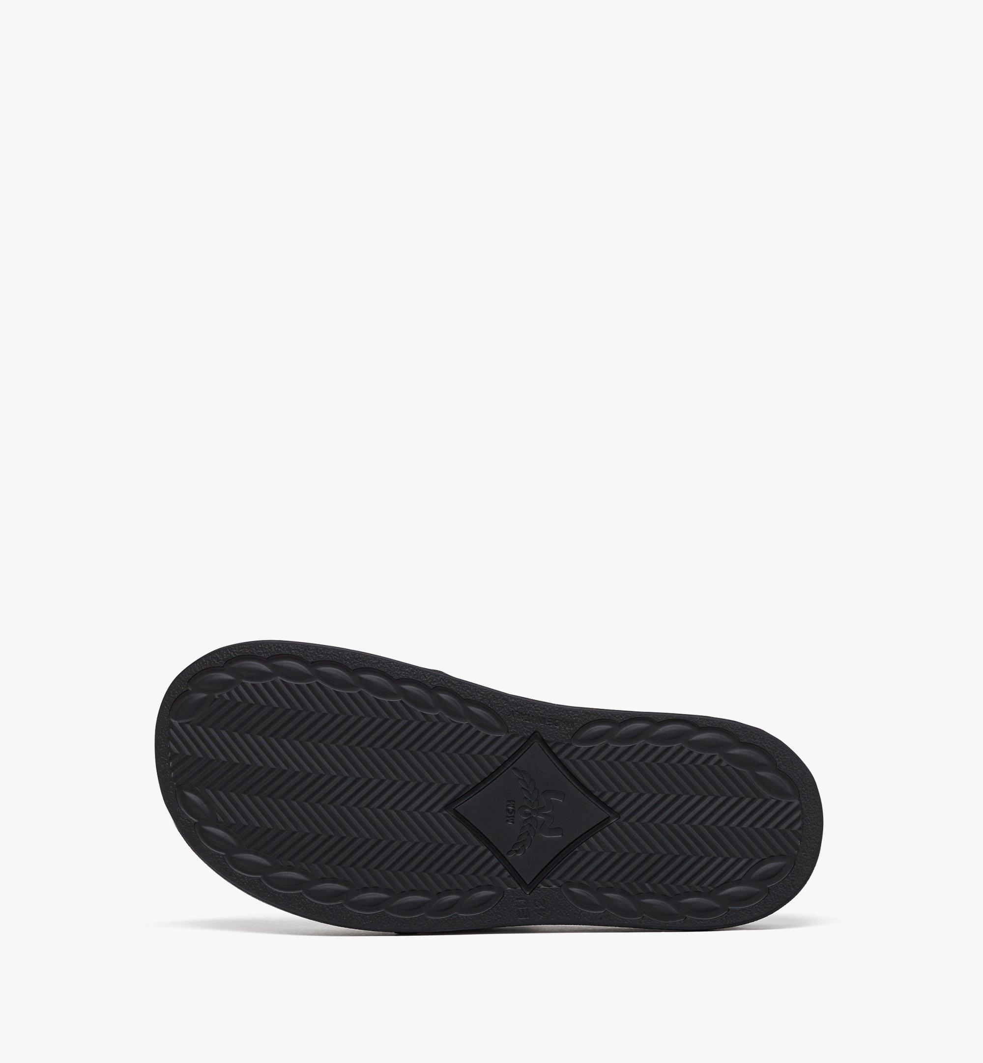MCM Visetos Slide Sandals Black MEXESMM05BK044 Alternate View 3