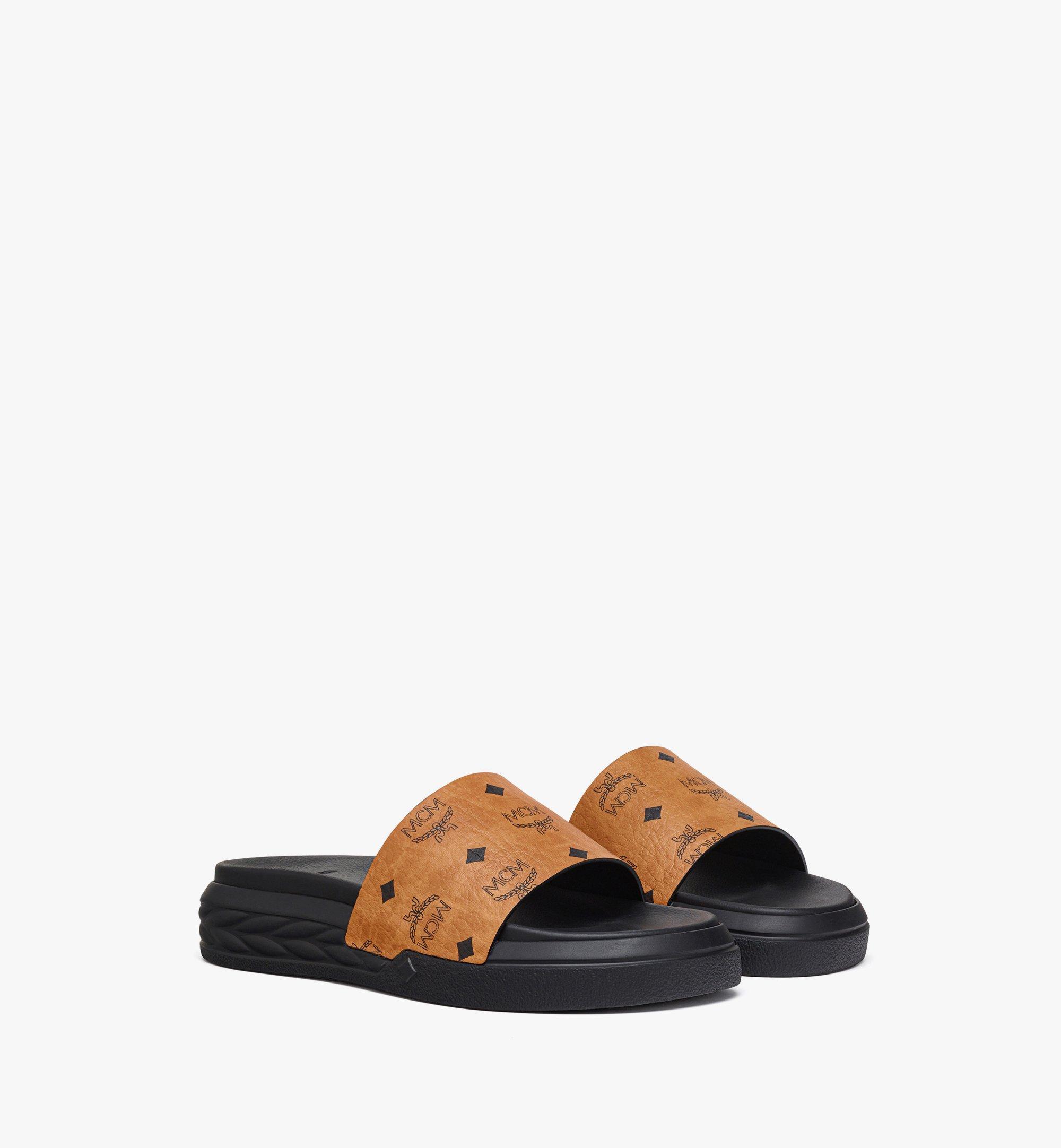 Mcm women's sales visetos slides