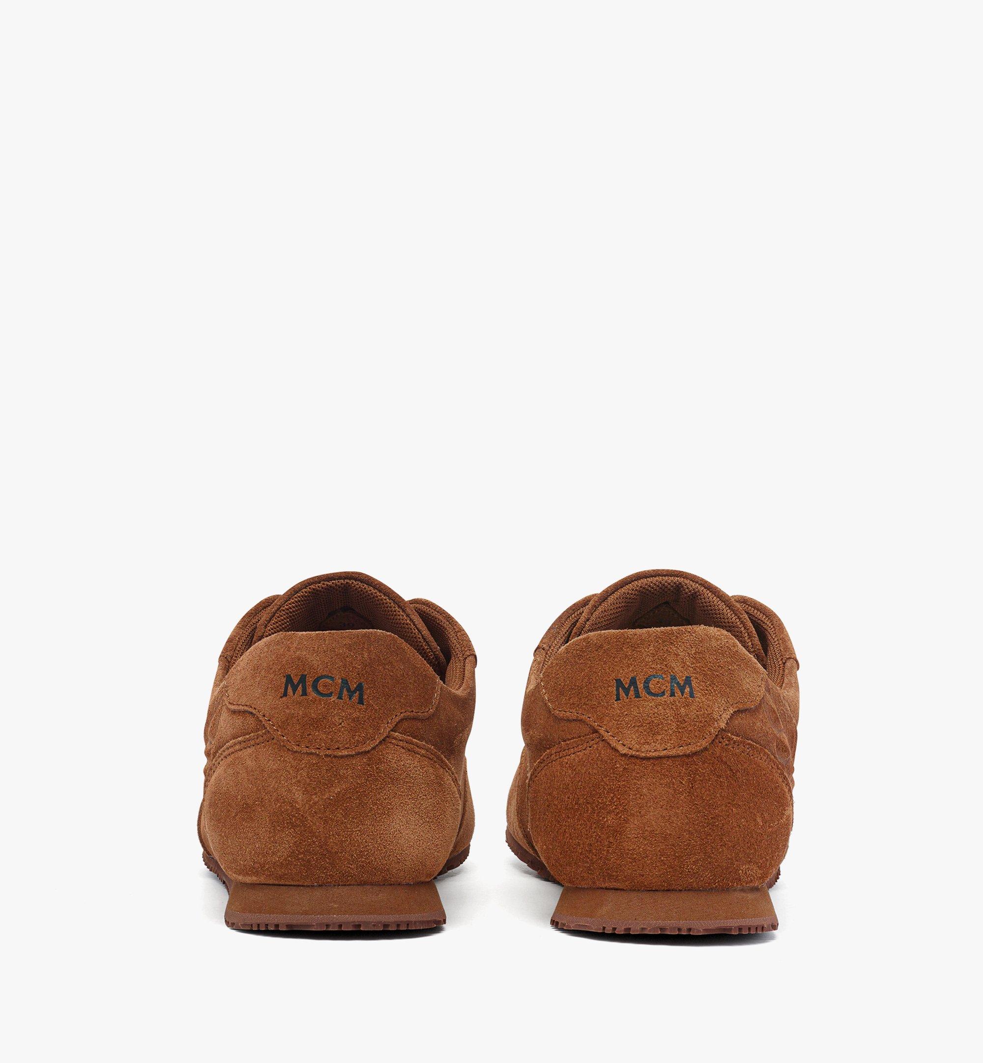MCM Federlite Lo Sneakers in Laurel Suede Leather Brown MEXFAAP02C9043 Alternate View 2