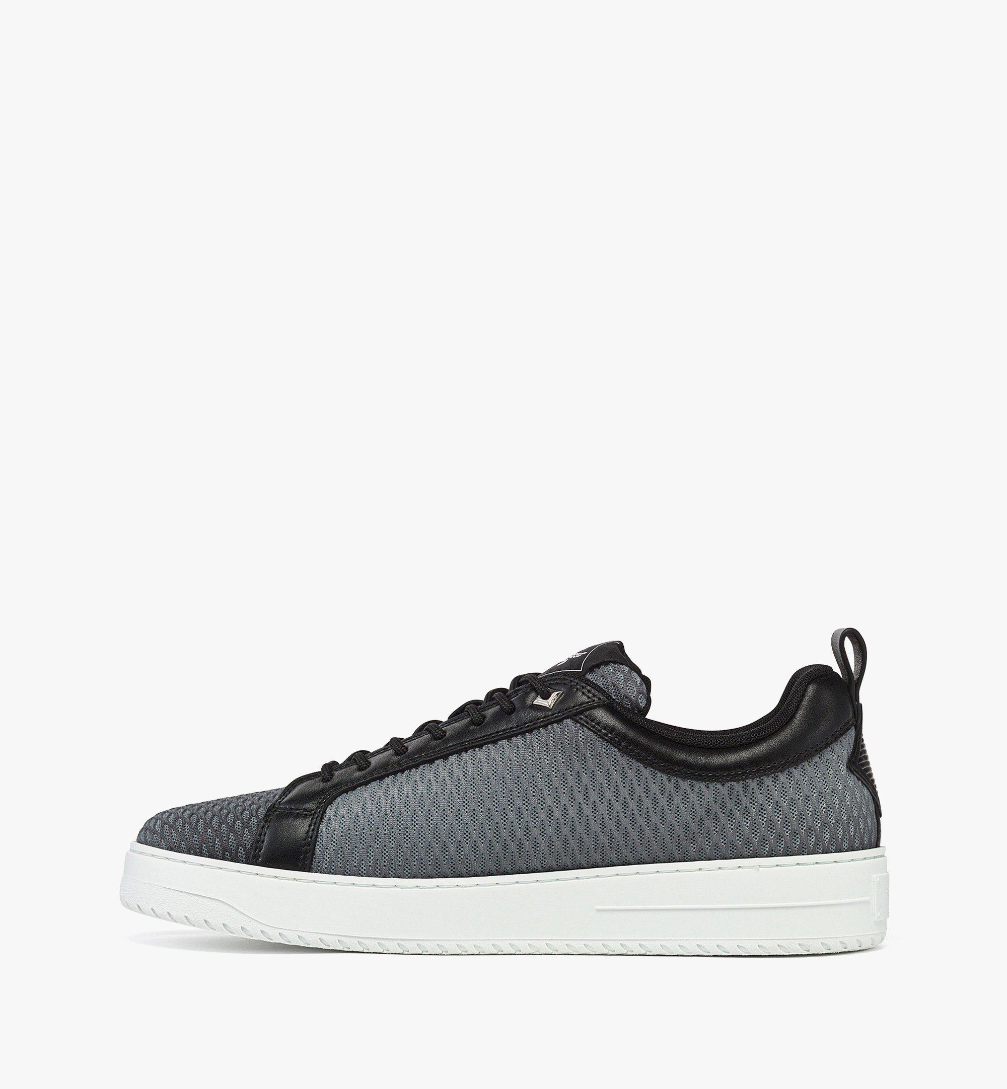 MCM Neo Terrain Lo Sneakers in Gradation Mesh and Calf Leather Grey MEXFSAJ02EG046 Alternate View 1