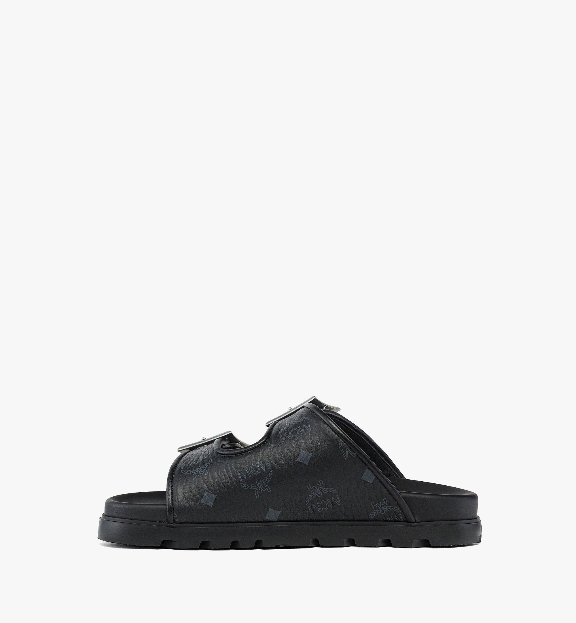 MCM sandals size 43 43 IT / M Sandals in Visetos Black | MCM ®US main image 4