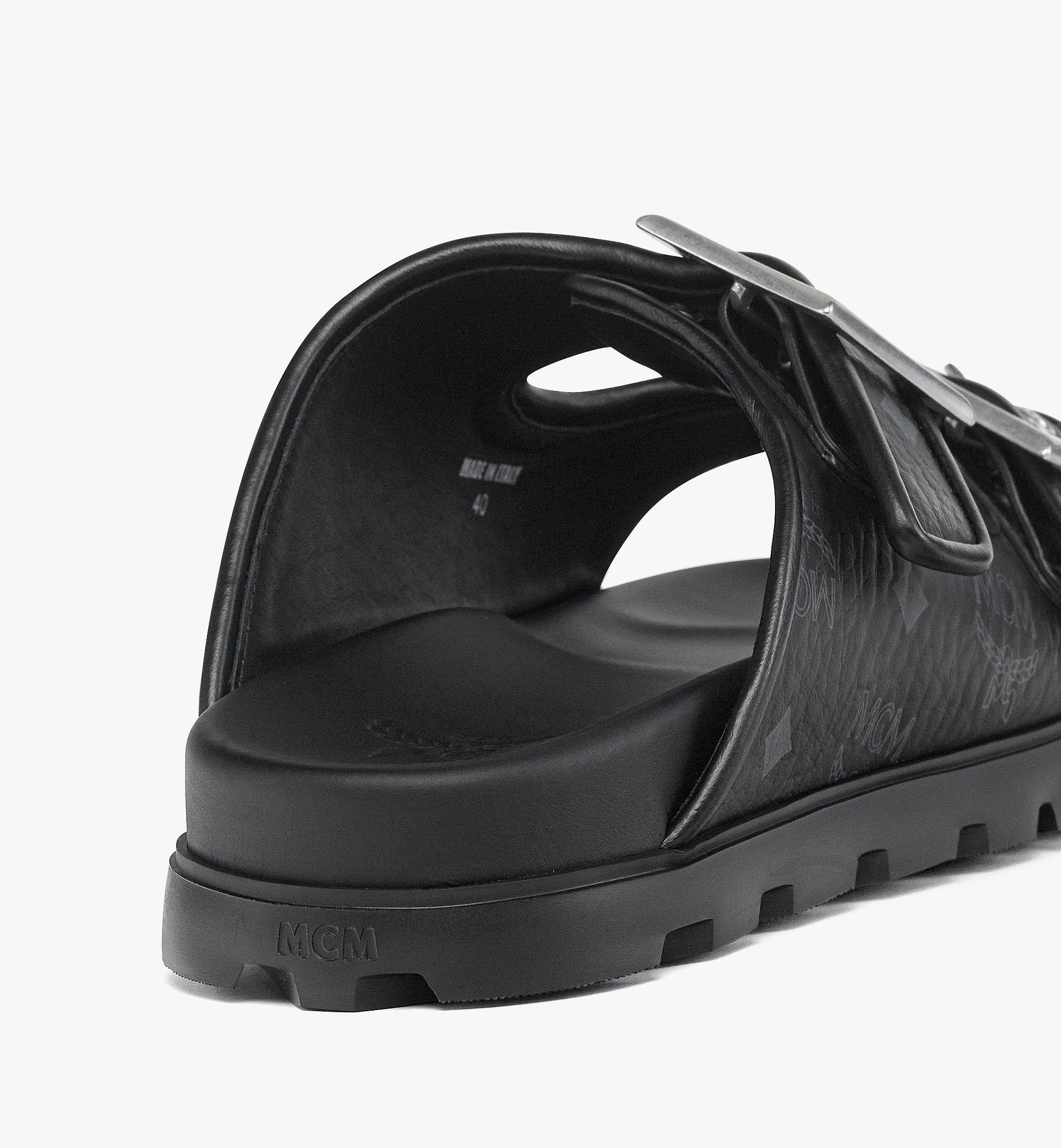 43 IT / M Sandals in Visetos Black | MCM ®US