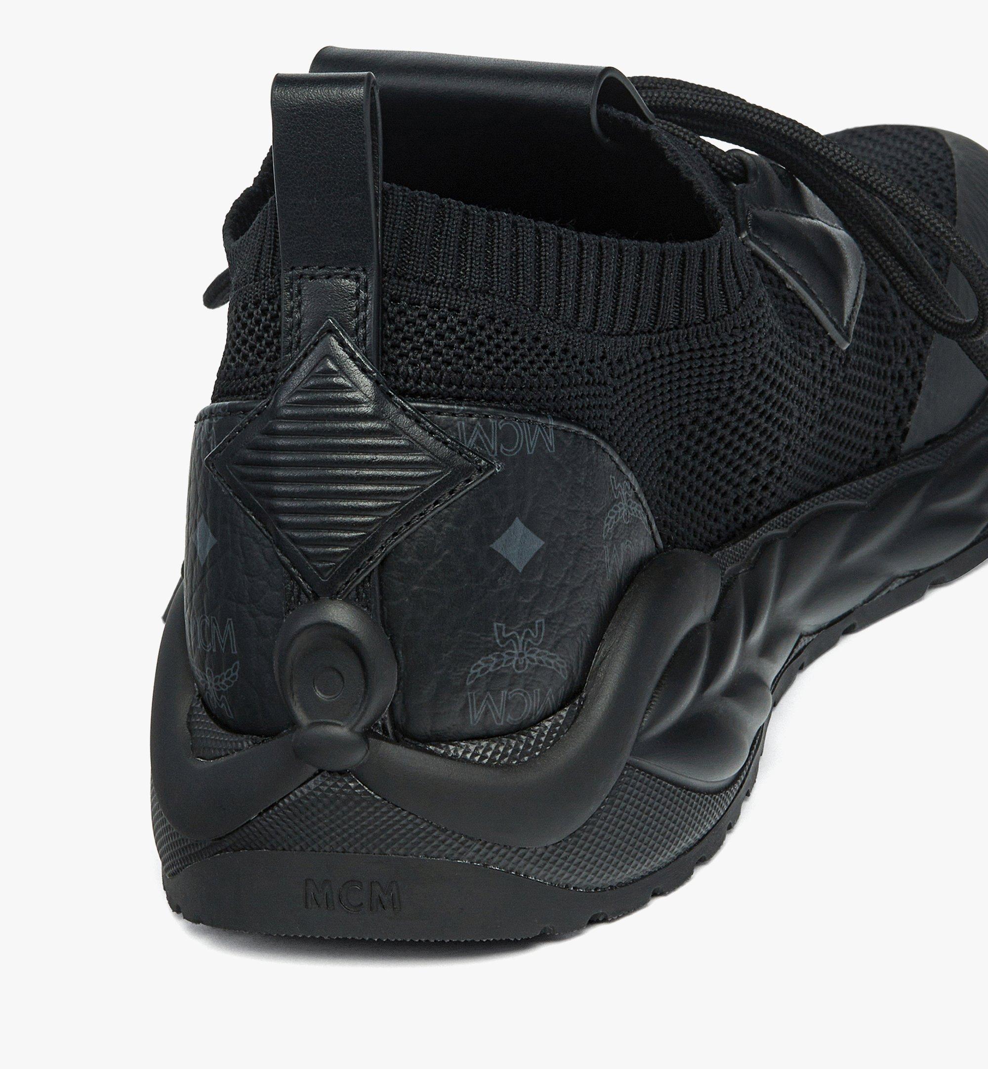 MCM Skywander Lo Knit Sneakers Black MEXGSAH01BK042 Alternate View 2