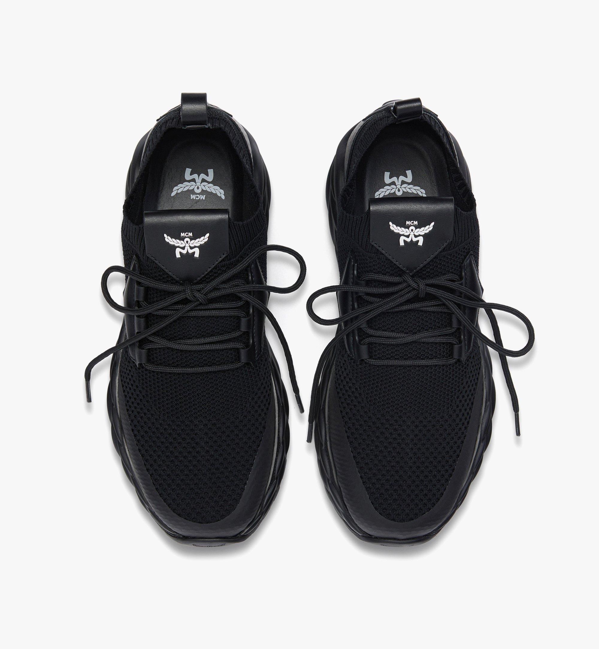 MCM Skywander Lo Knit Sneakers Black MEXGSAH01BK042 Alternate View 4
