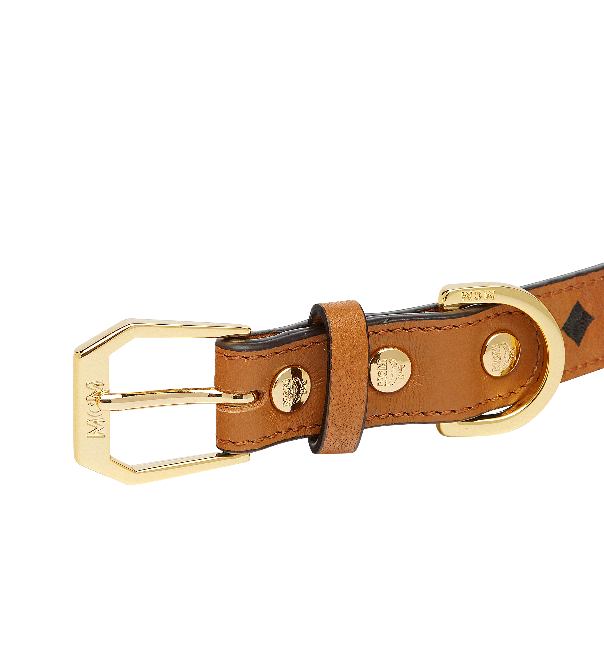 MCM Hundehalsband in Visetos Cognac MEZ7AVP03CO001 Noch mehr sehen 3