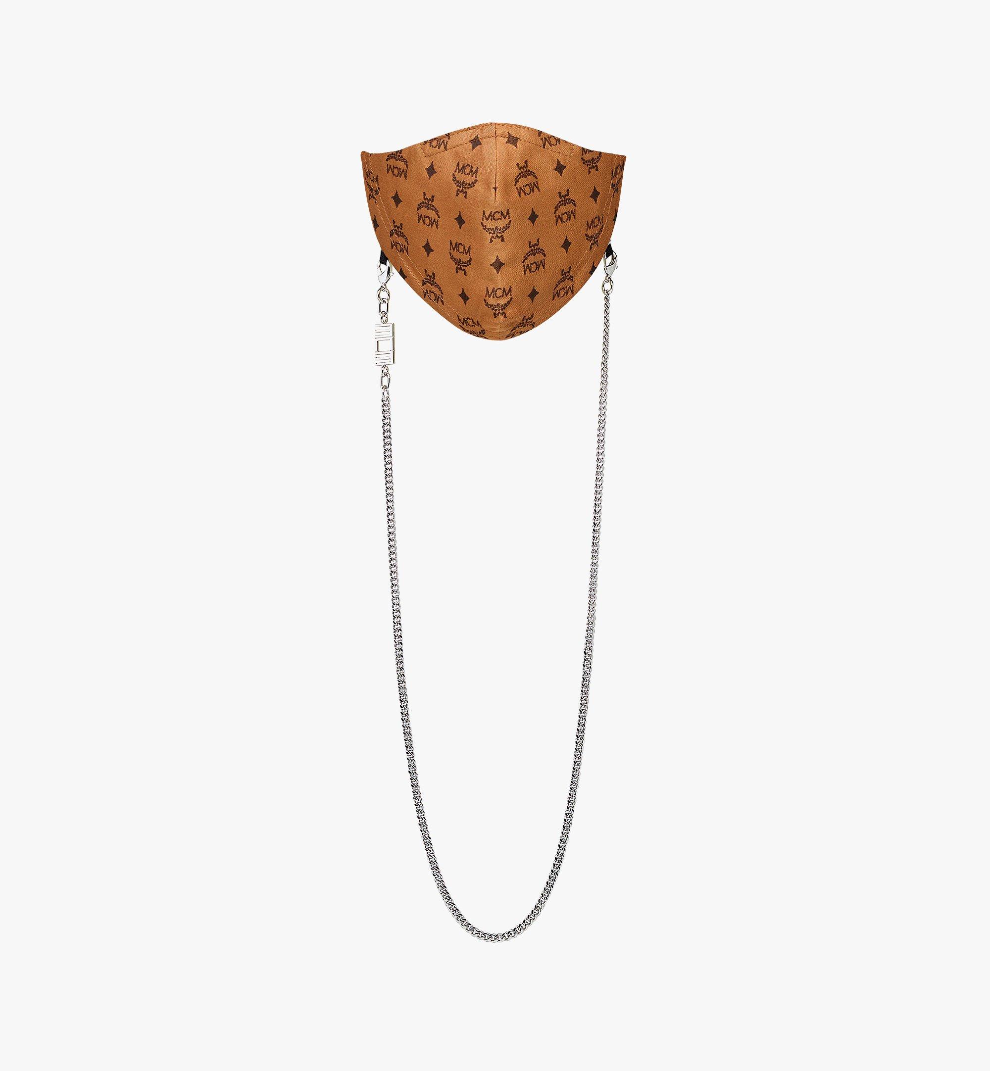 Small Medium Jacquard Monogram Face Accessory Cognac MCM ®TH