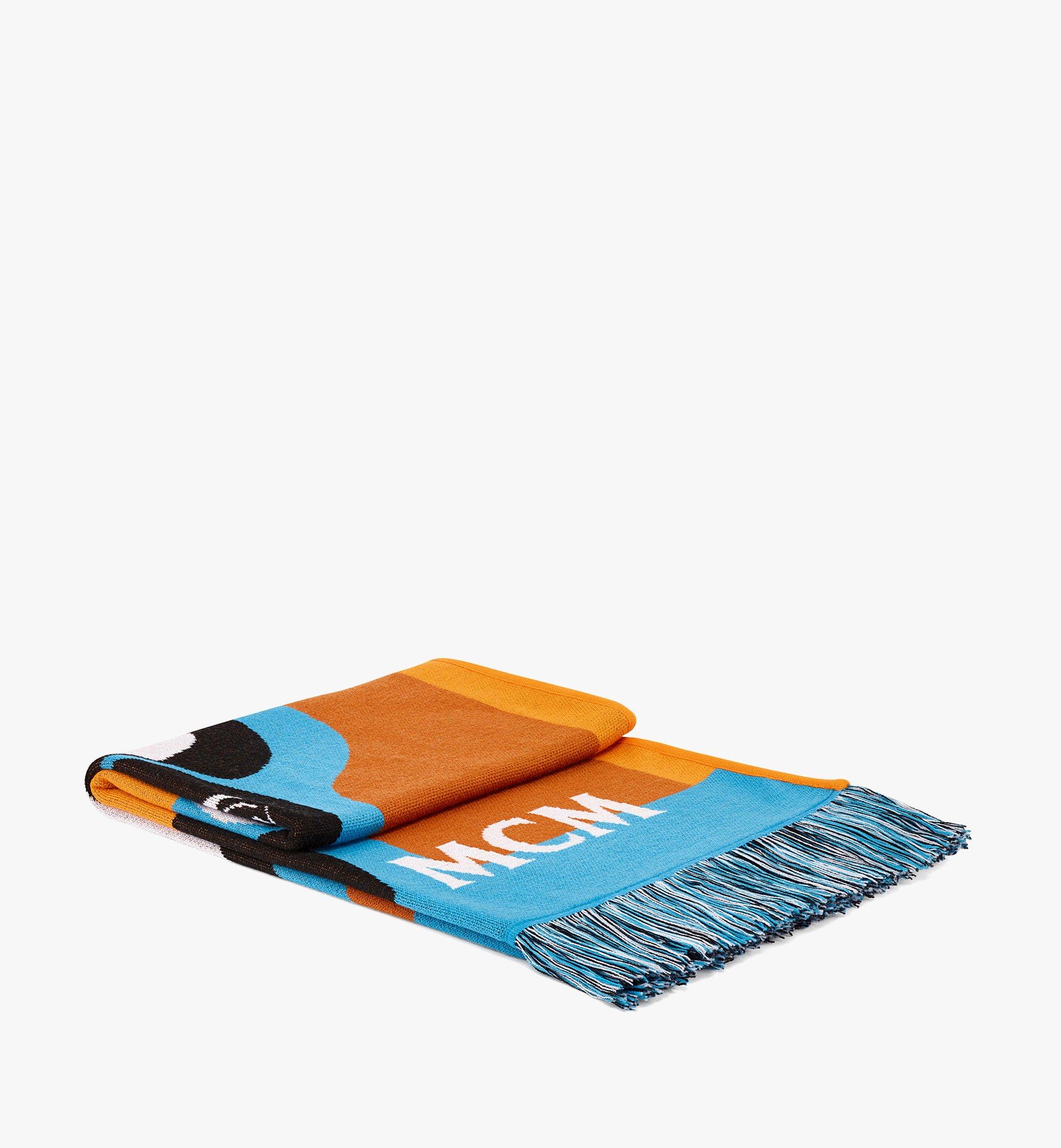 One Size M Pup Oversized Wool Blanket Cognac | MCM ®CN