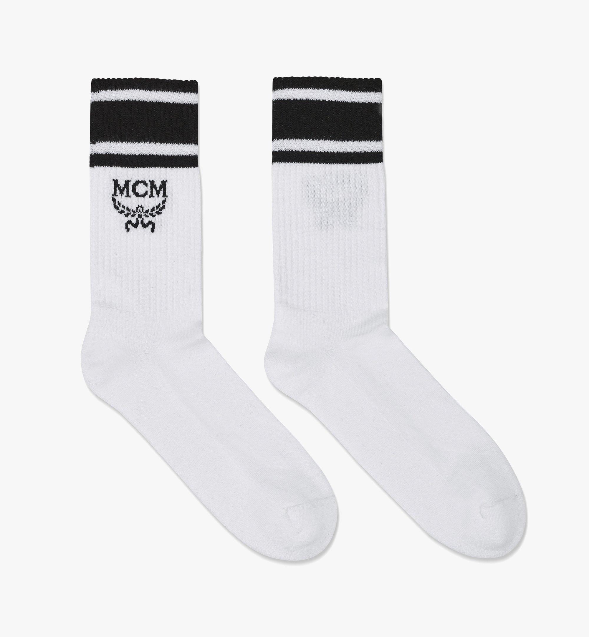 MCM Men's Monogram Knit Socks