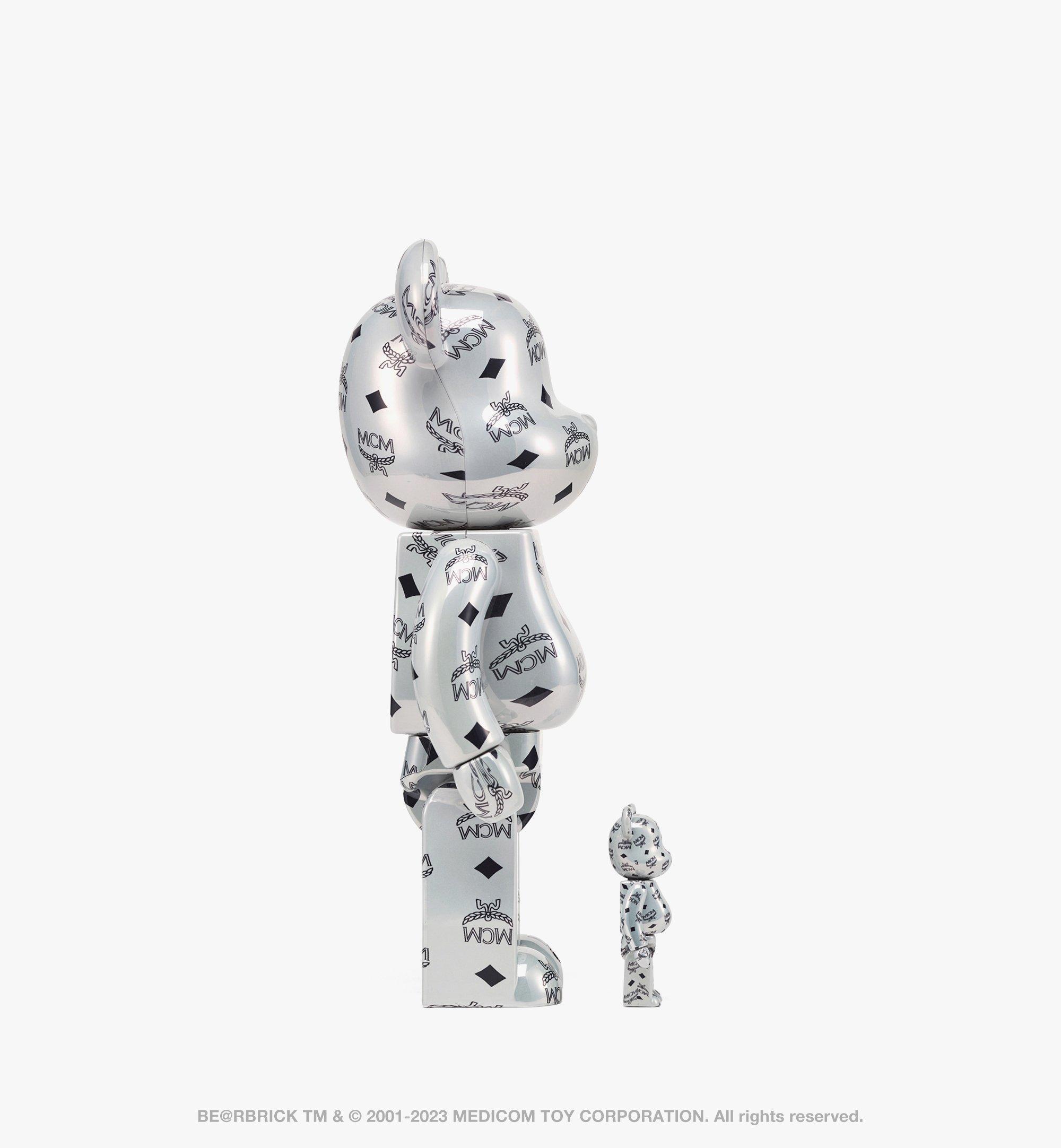 One Size MCM X BE@RBRICK 100% & 400% Set Silver | MCM ®BE
