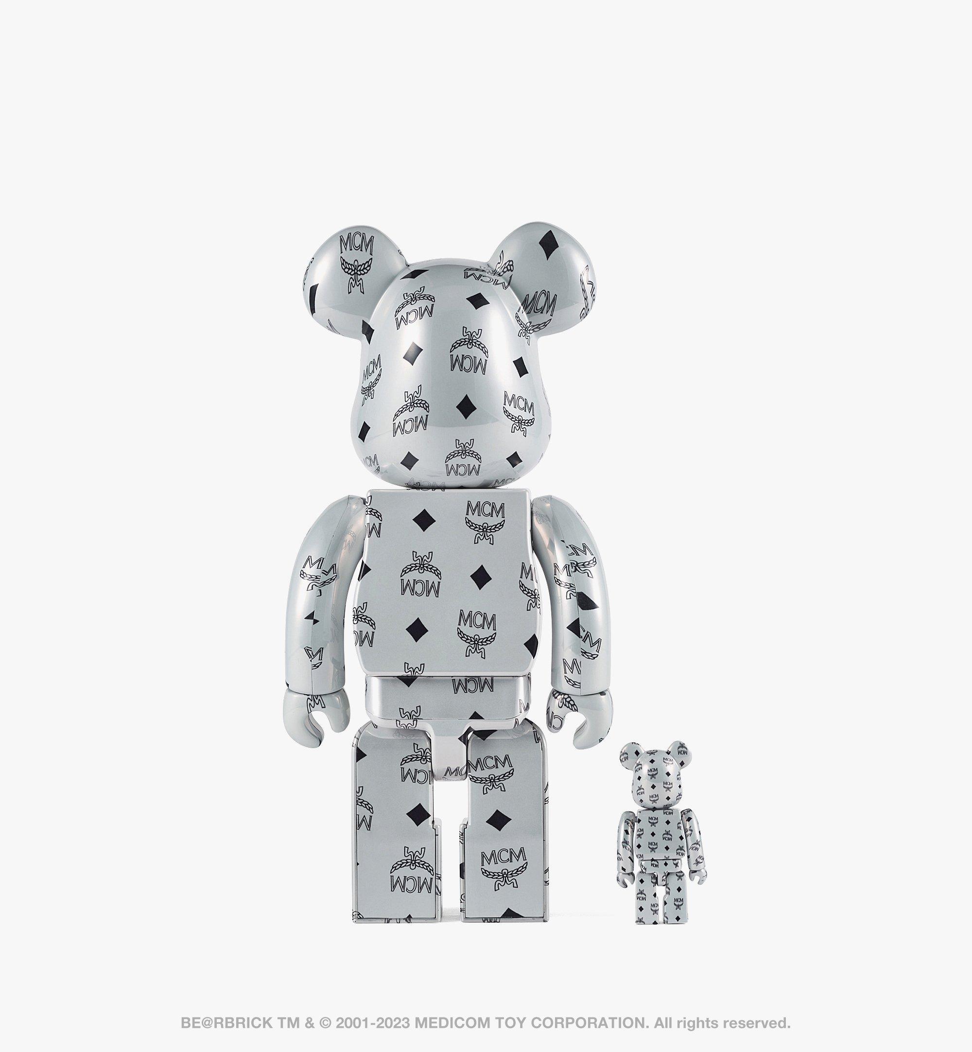 One Size MCM X BE@RBRICK 100% & 400% Set Silver | MCM ®BE