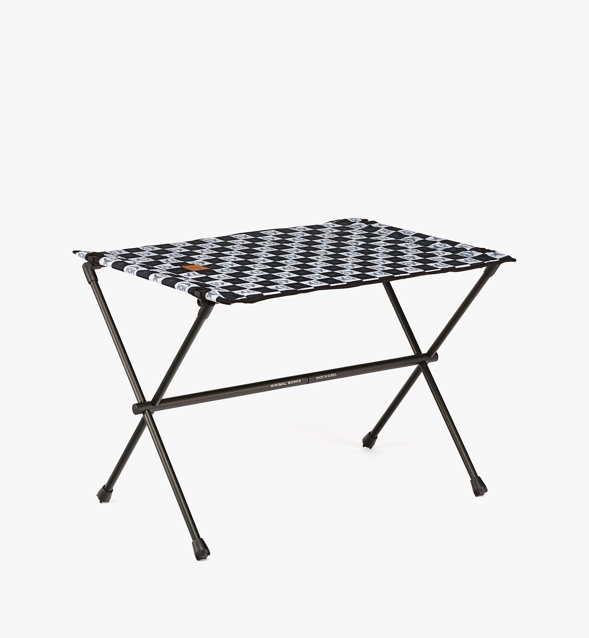 MCM Ottomar Checkerboard Table Black MEZCATT05BW001 Alternate View 1