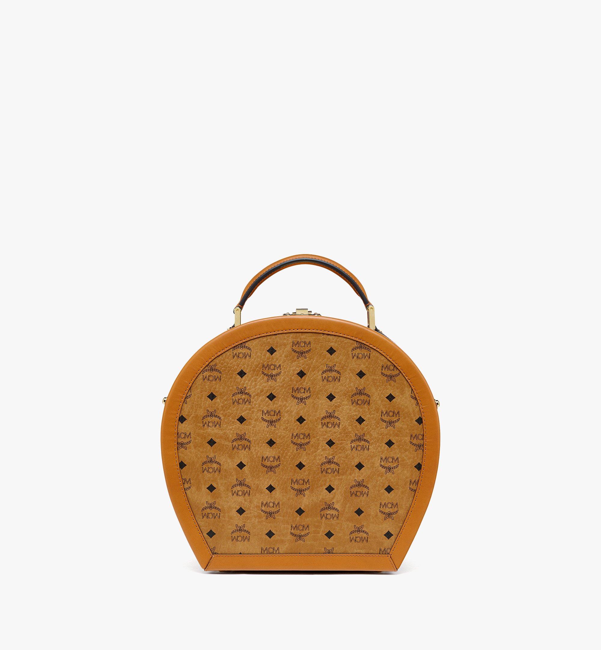 Mcm Mini Visetos Hat Box Bag