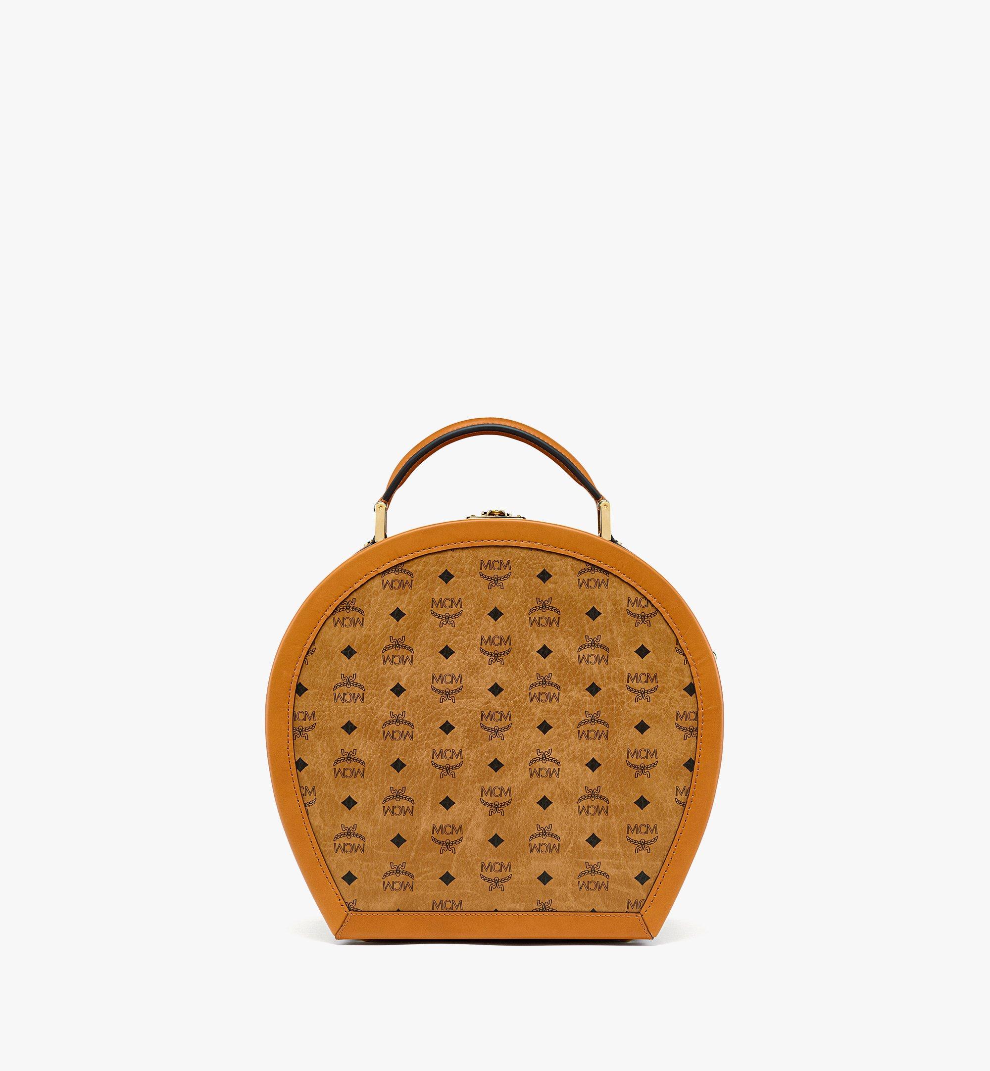 Mcm round best sale sling bag