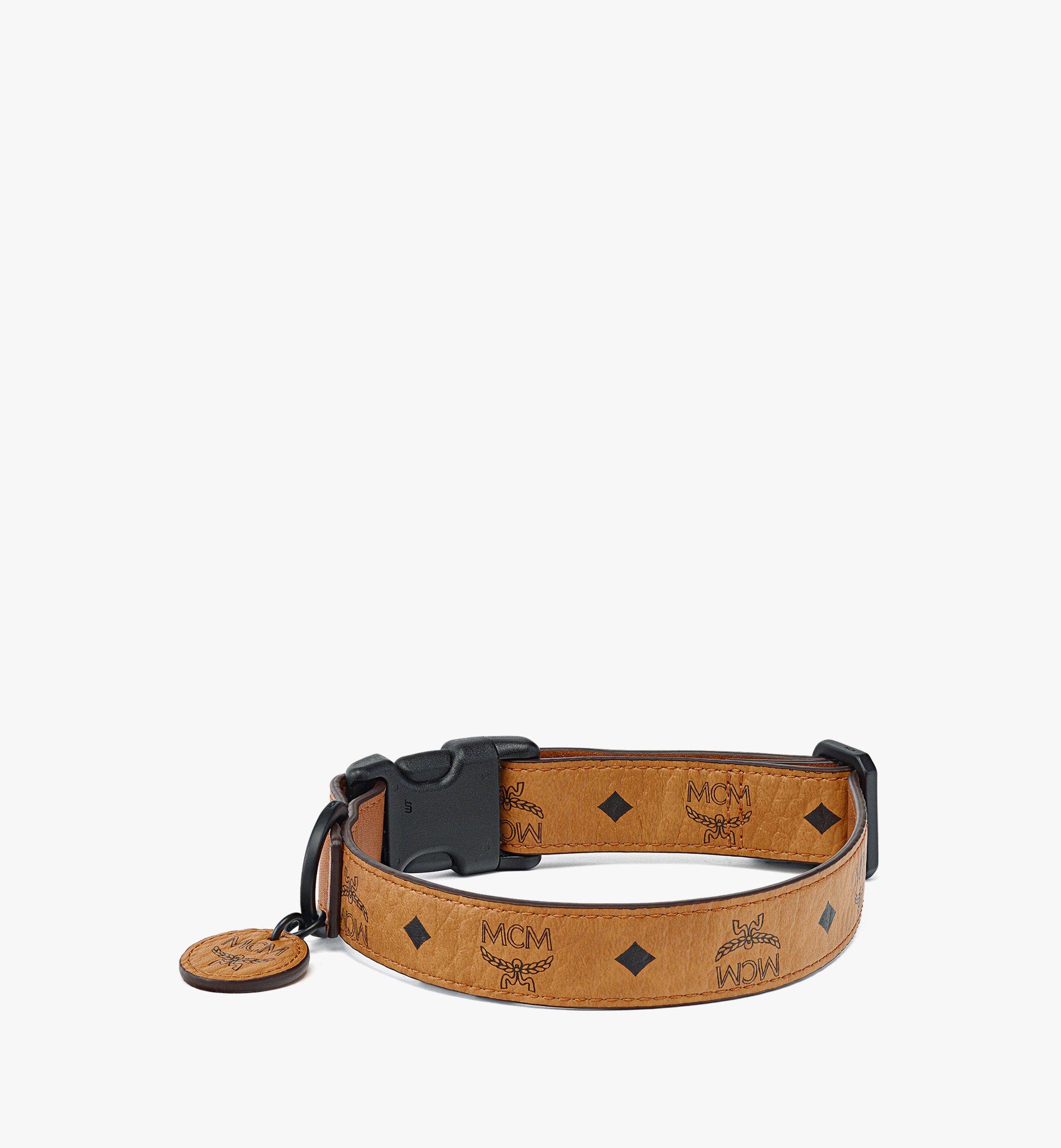 Mcm dog shop collar replica