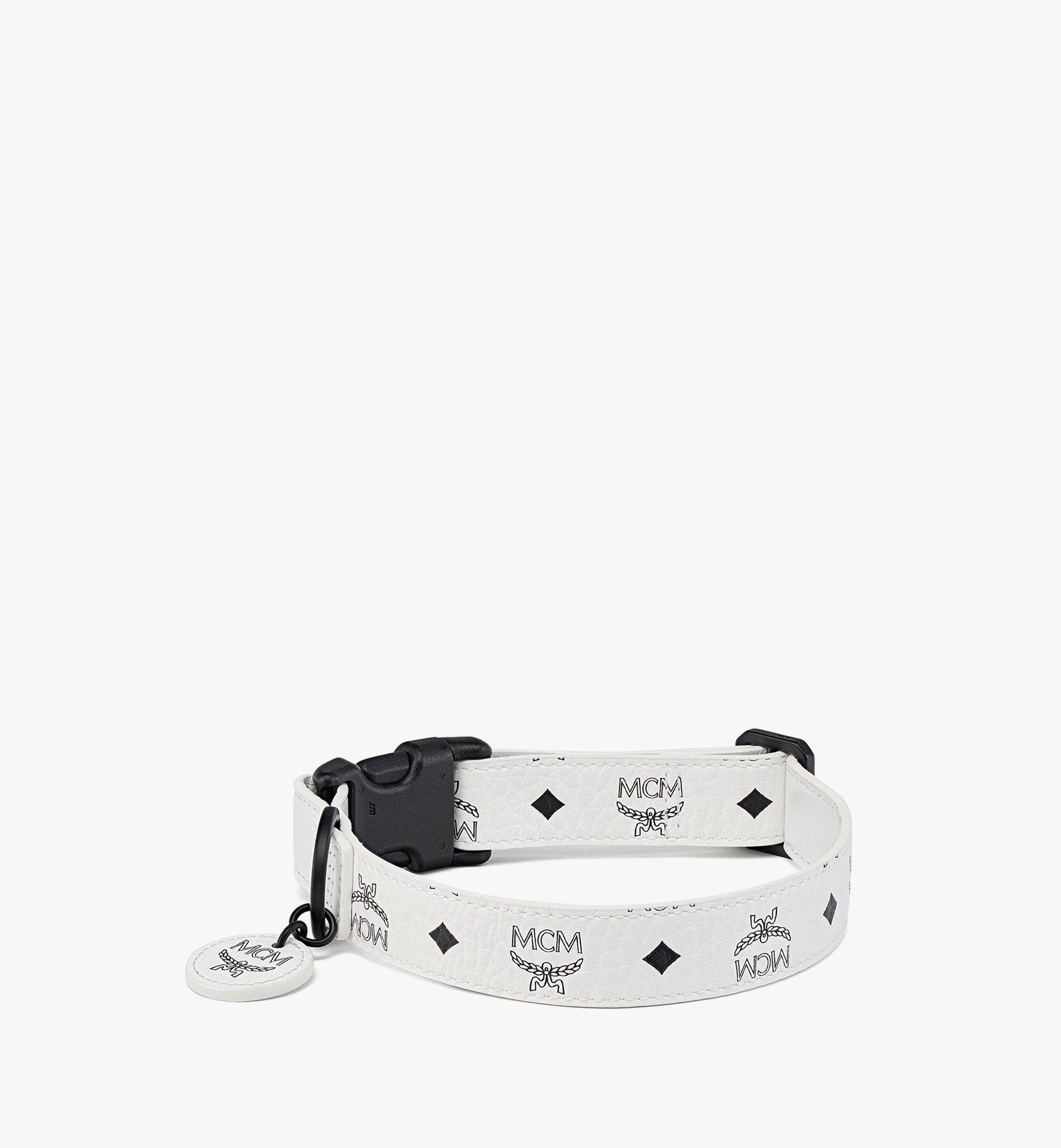 Adjustable / 28cm-46cm Pet Collar in Visetos Black