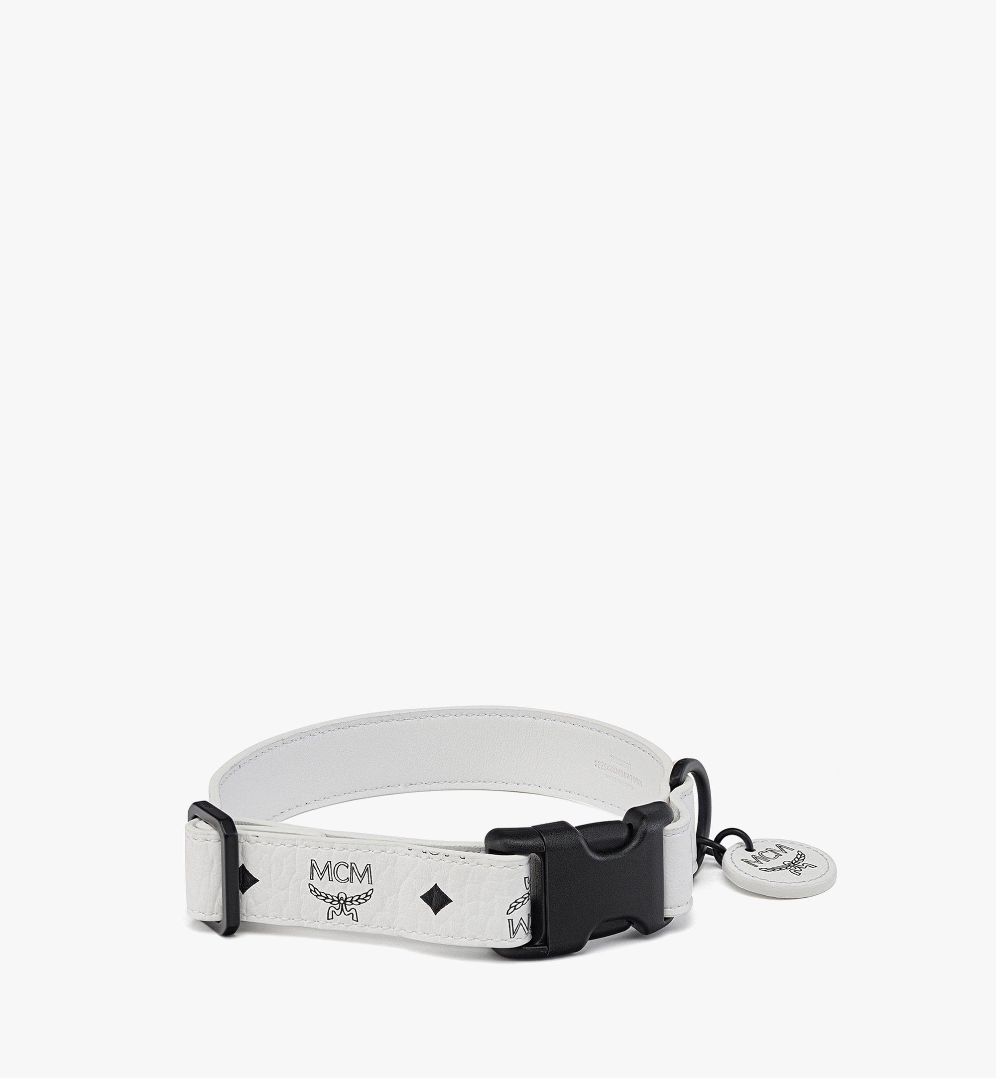 MCM Collier pour animal de compagnie en Visetos White MEZDSMM08WT00M Plus de photos 1