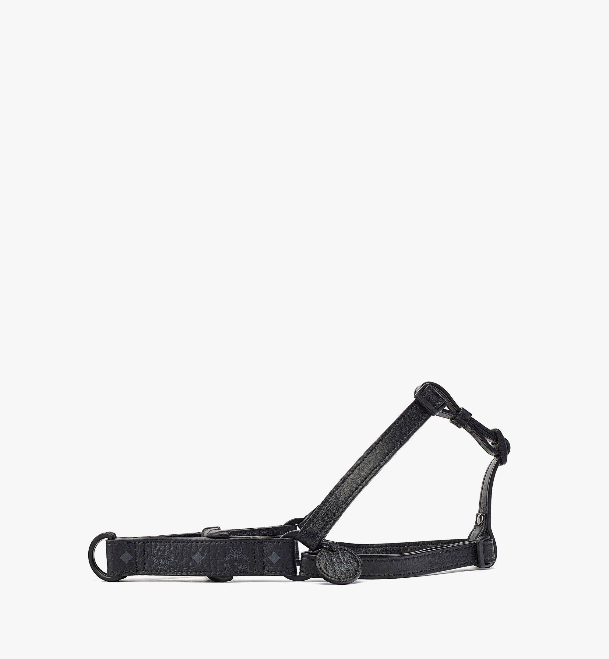 MCM Pet Harness in Visetos Black MEZDSMM09BK001 Alternate View 1