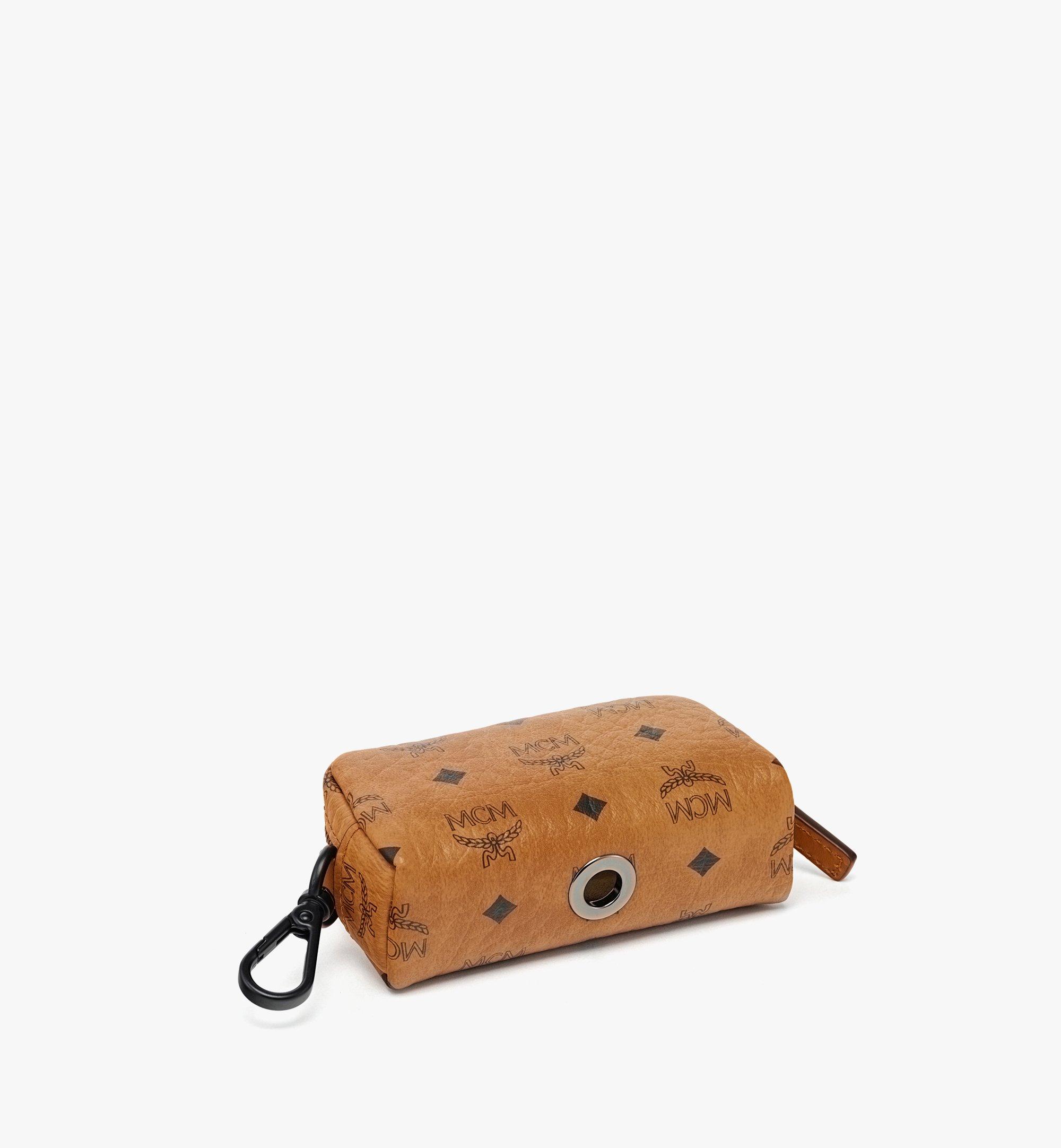 Mcm Mini Visetos Hat Box Bag - Brown