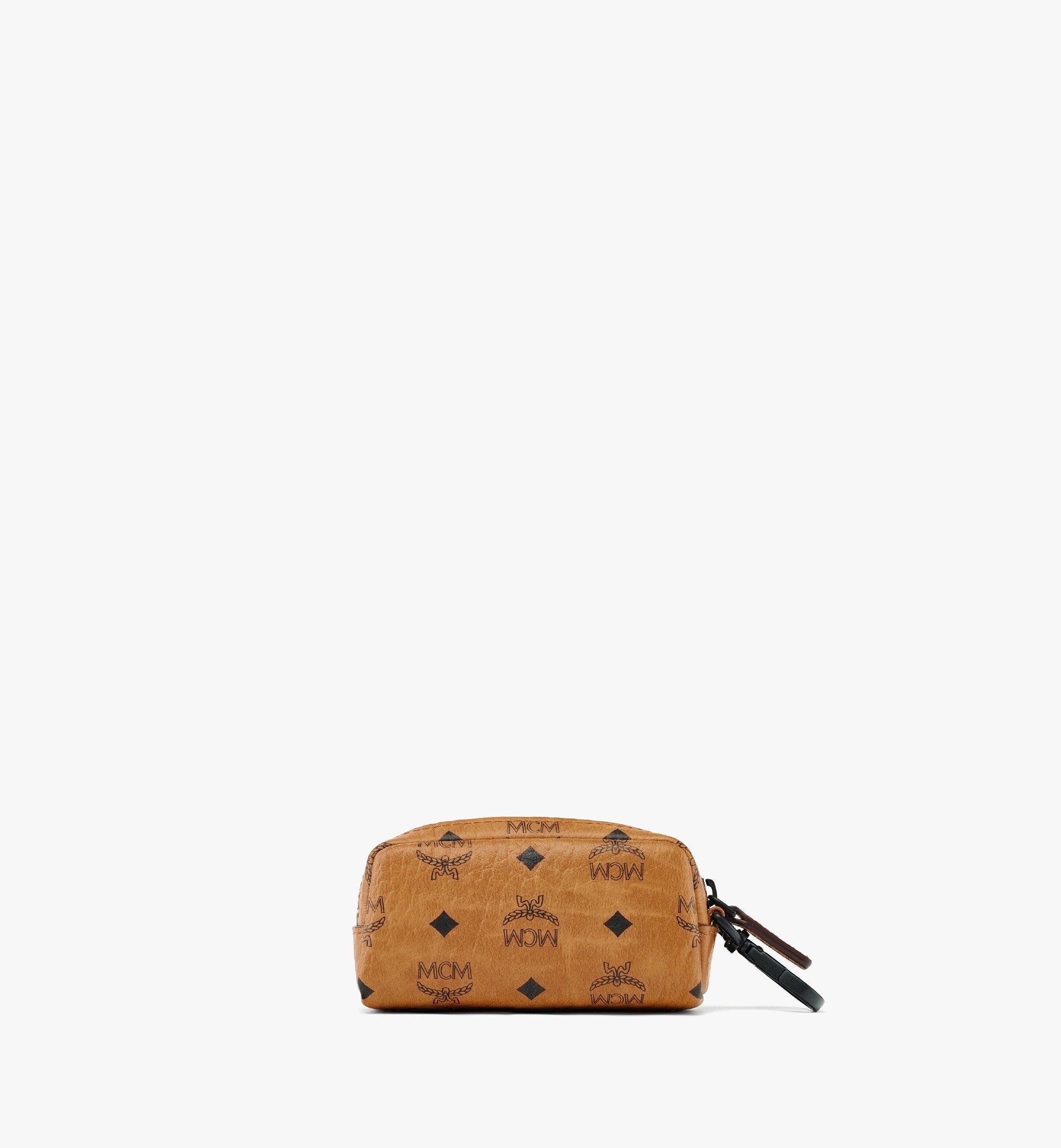 MCM Pet Litter Bag Holder in Visetos Cognac MEZDSMM10CO001 Alternate View 3
