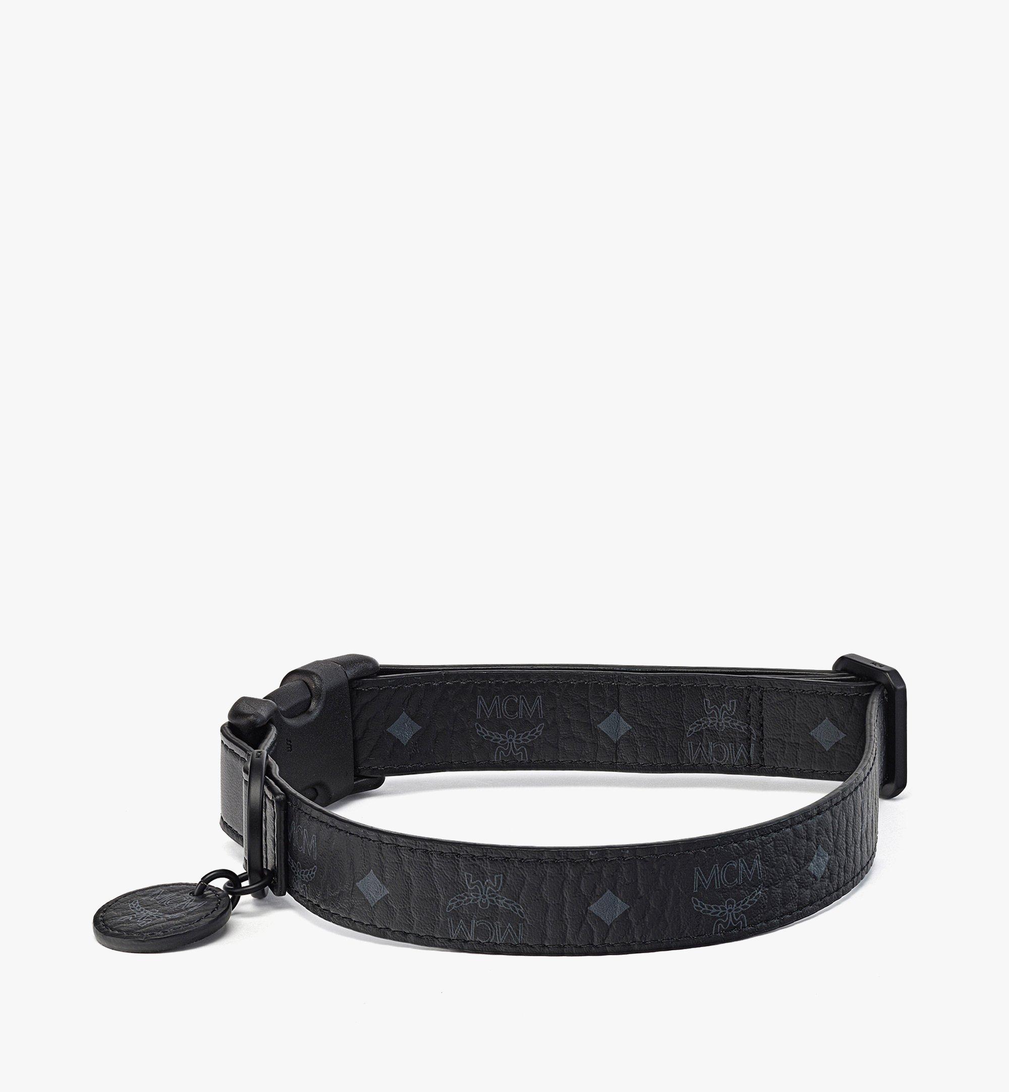 Louis Vuitton Monogram Canvas and Leather Dog Collar XS For Sale