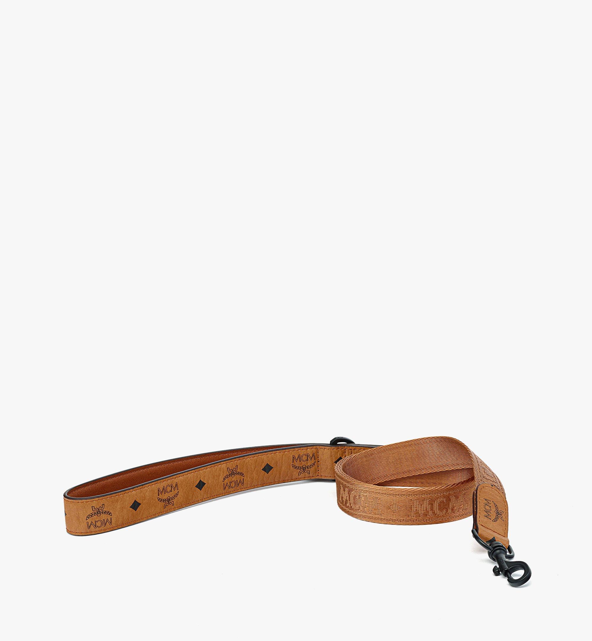 MCM Laisse pour animal de compagnie en Visetos Cognac MEZDSMM13COXSS Plus de photos 1