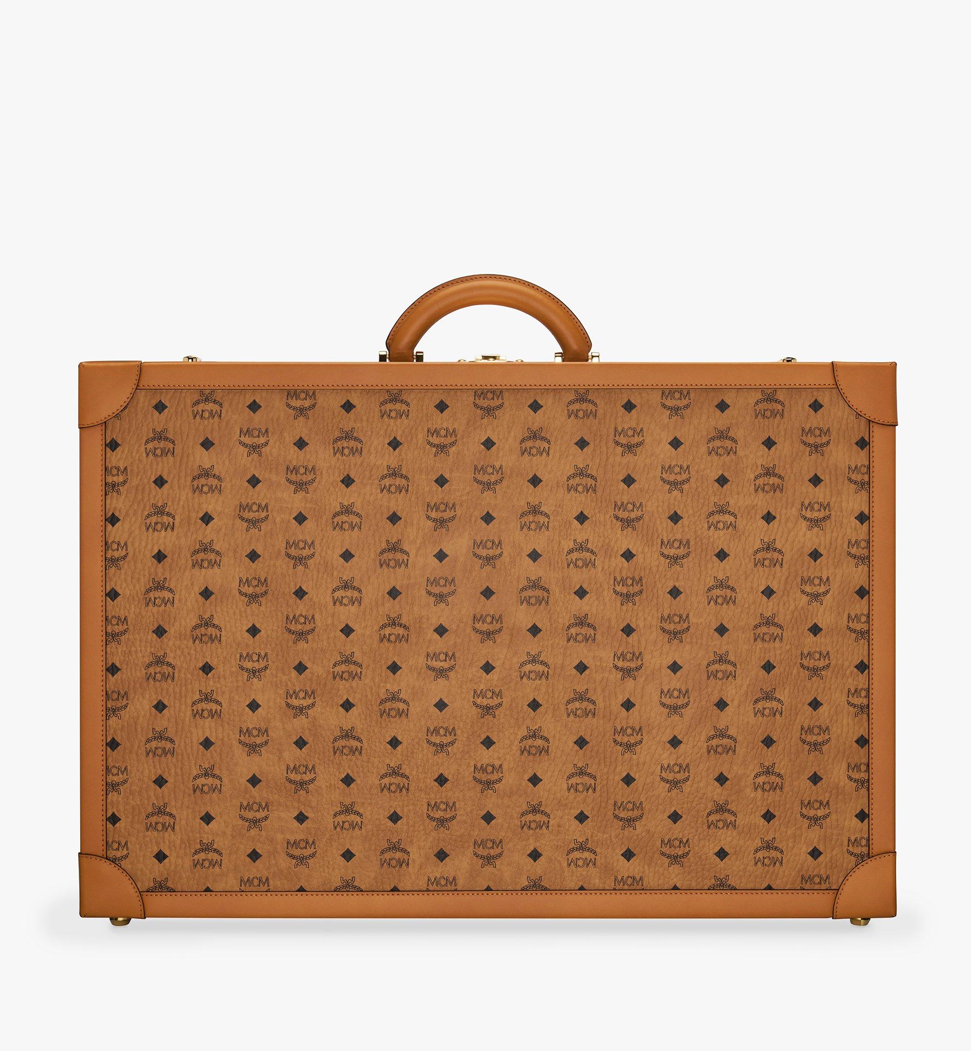 Mcm Women's Suitcase in Visetos - Brown - Luggage