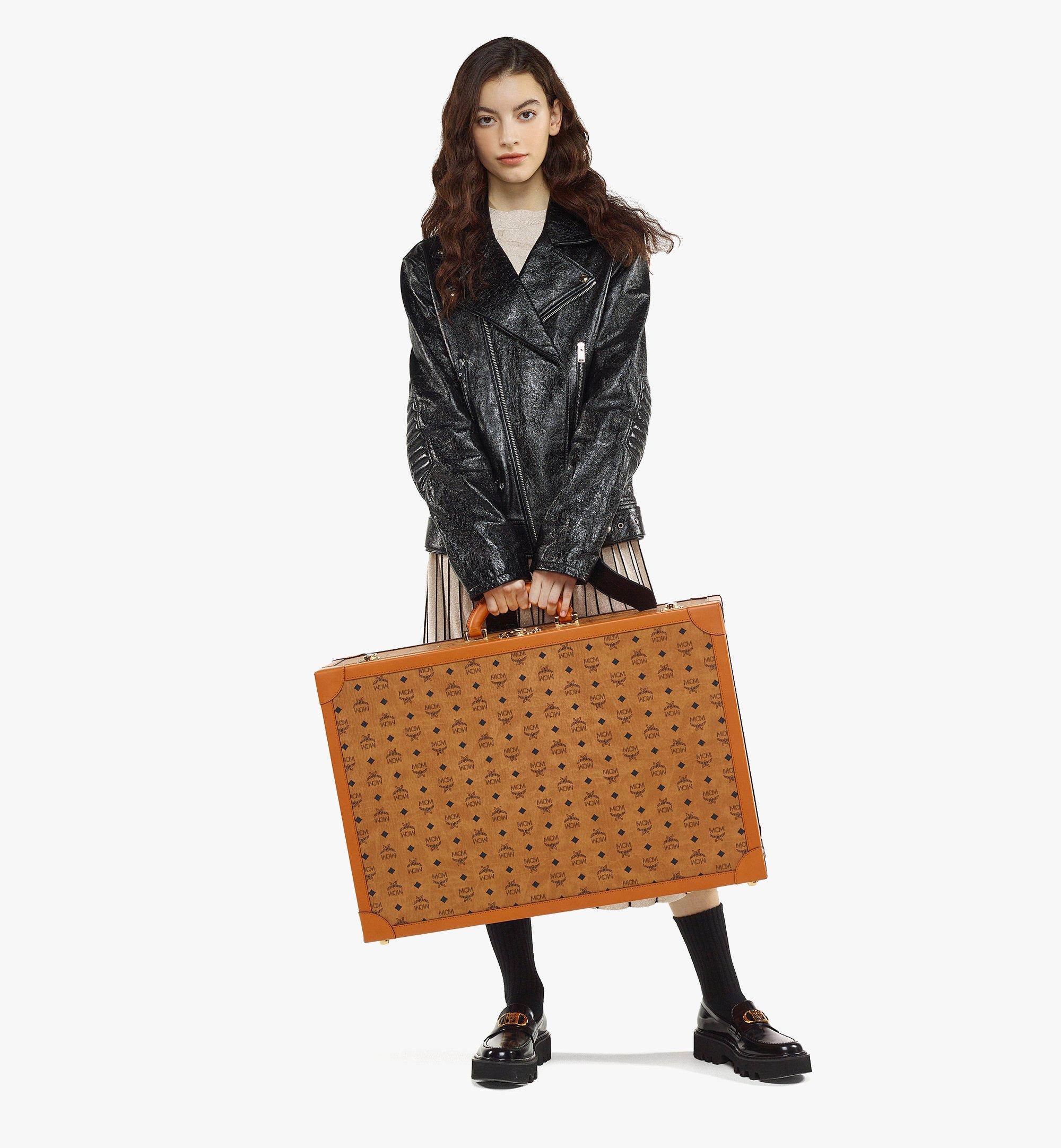 Medium Suitcase in Visetos Cognac | MCM ®US