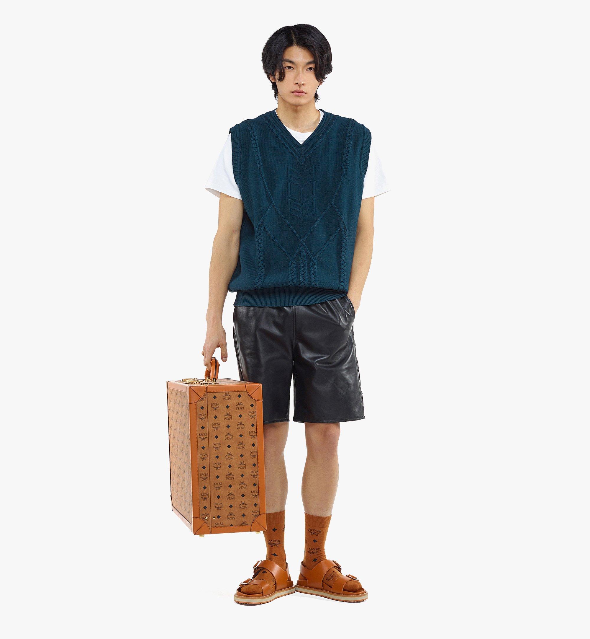 MCM Suitcase in Visetos Cognac MEZDSMM14CO001 Alternate View 5