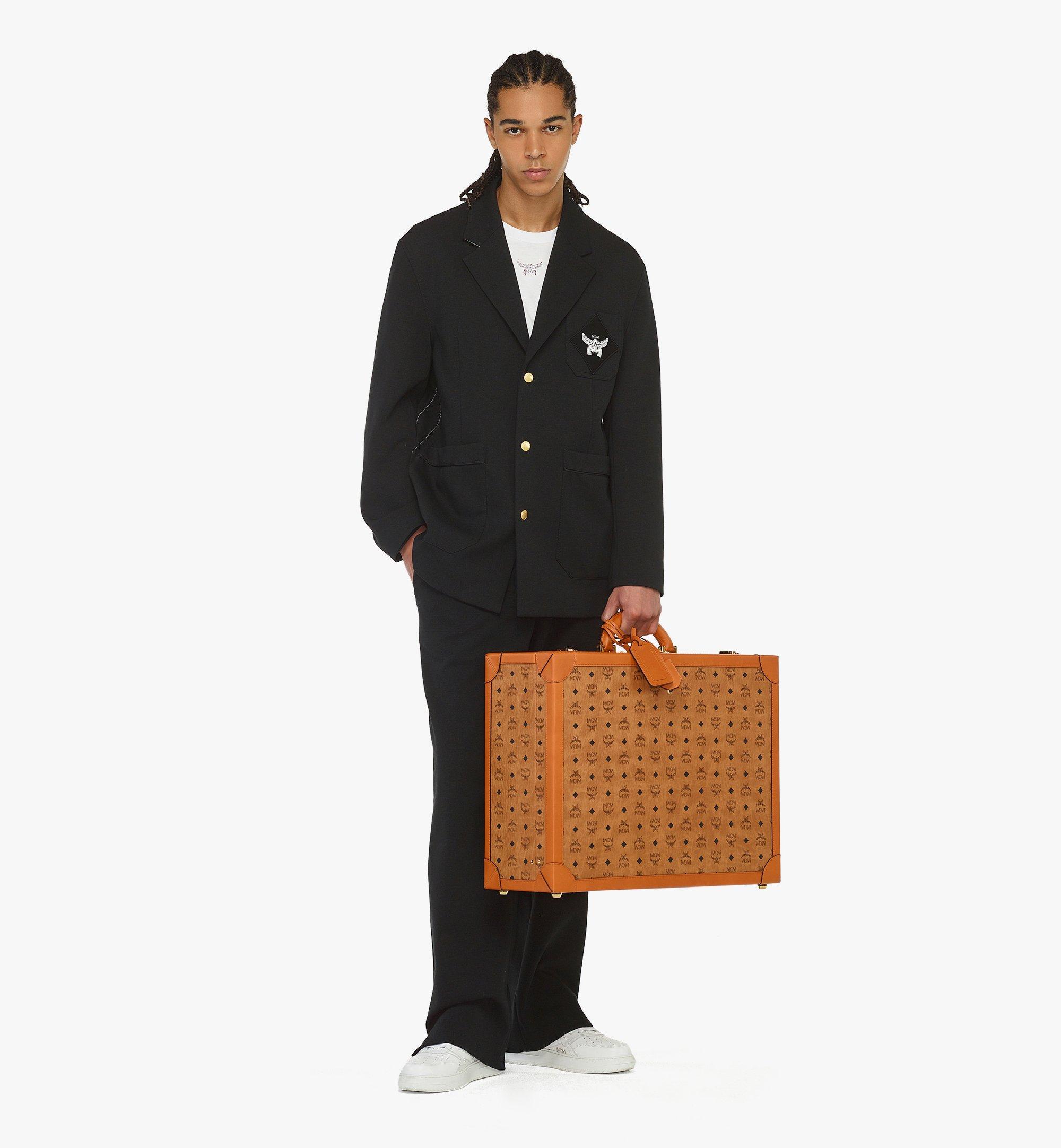 MCM Valise en Visetos Cognac MEZDSMM15CO001 Plus de photos 4