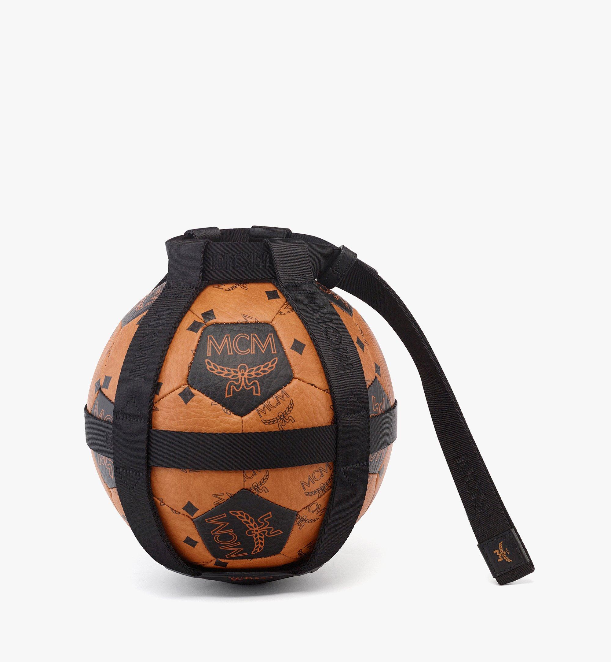 One Size Football in Visetos Mix Cognac | MCM ®US