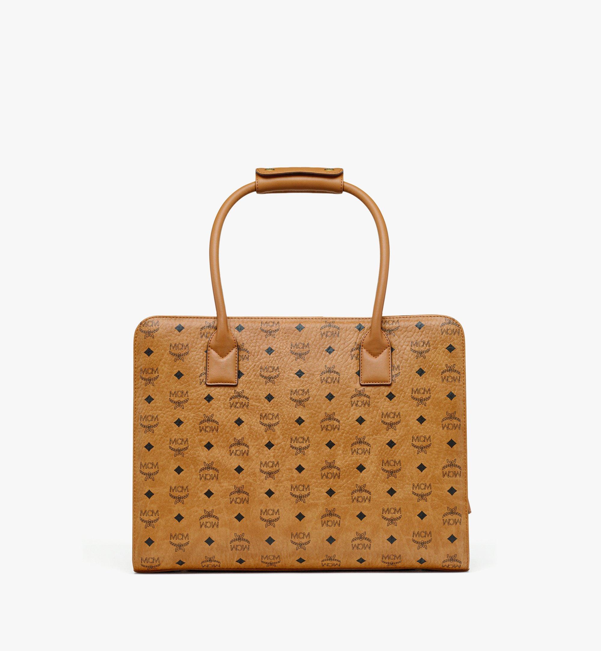 Mcm cognac tote bag new arrivals