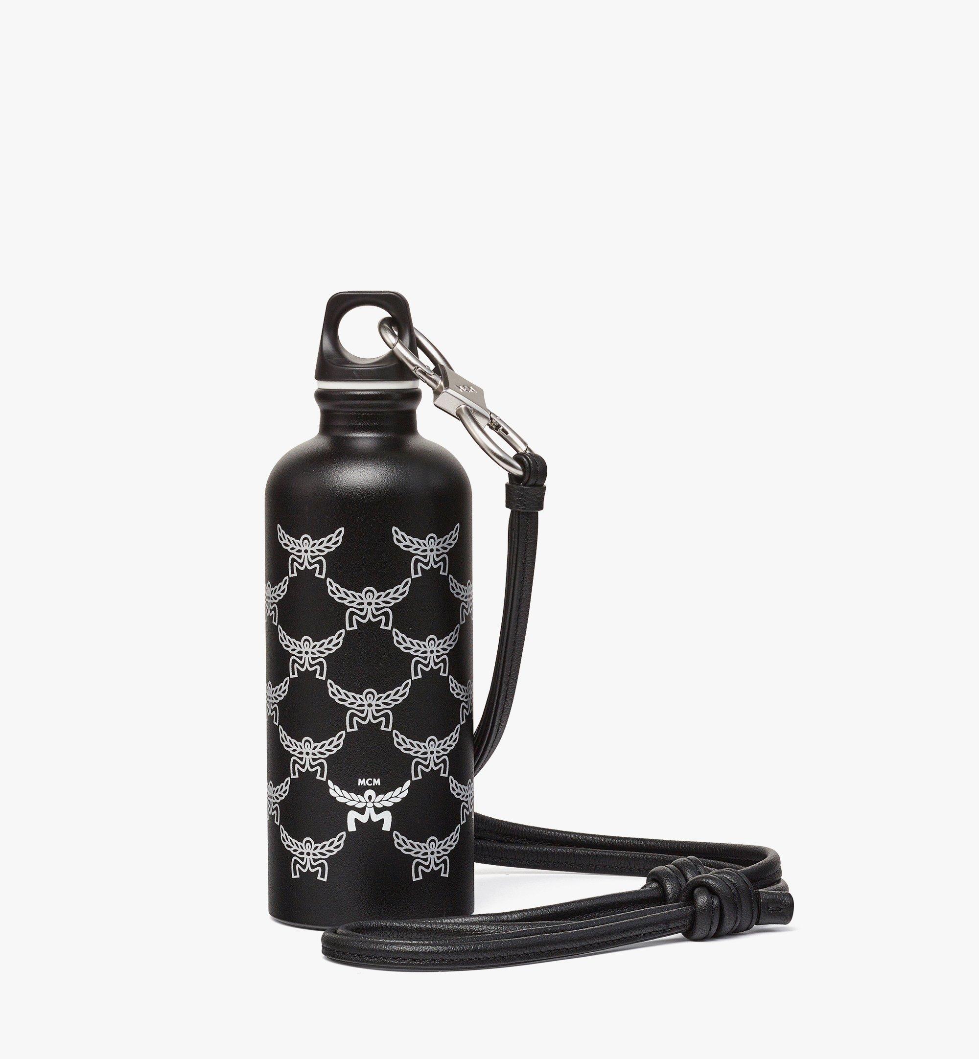 600ml / 20oz MCM x SIGG Traveller Bottle with Leather Strap Black