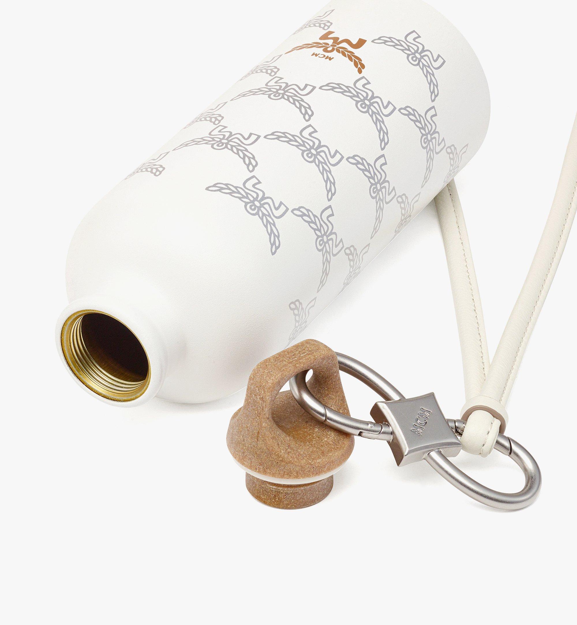 MCM MCM x SIGG Traveller Bottle with Leather Strap White MEZESMM04WG001 Alternate View 1