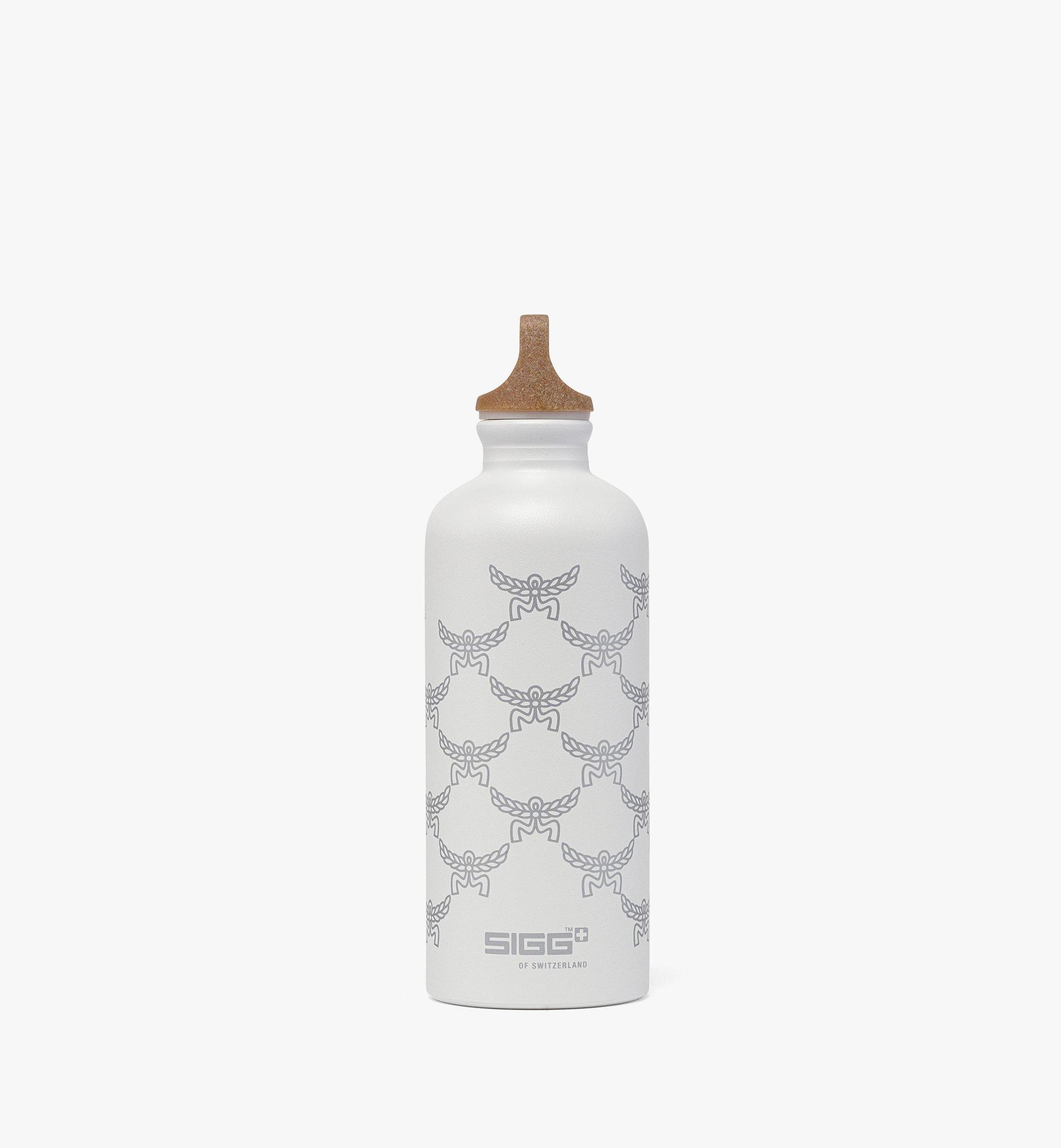 600ml / 20oz MCM x SIGG Traveller Bottle with Leather Strap White ...