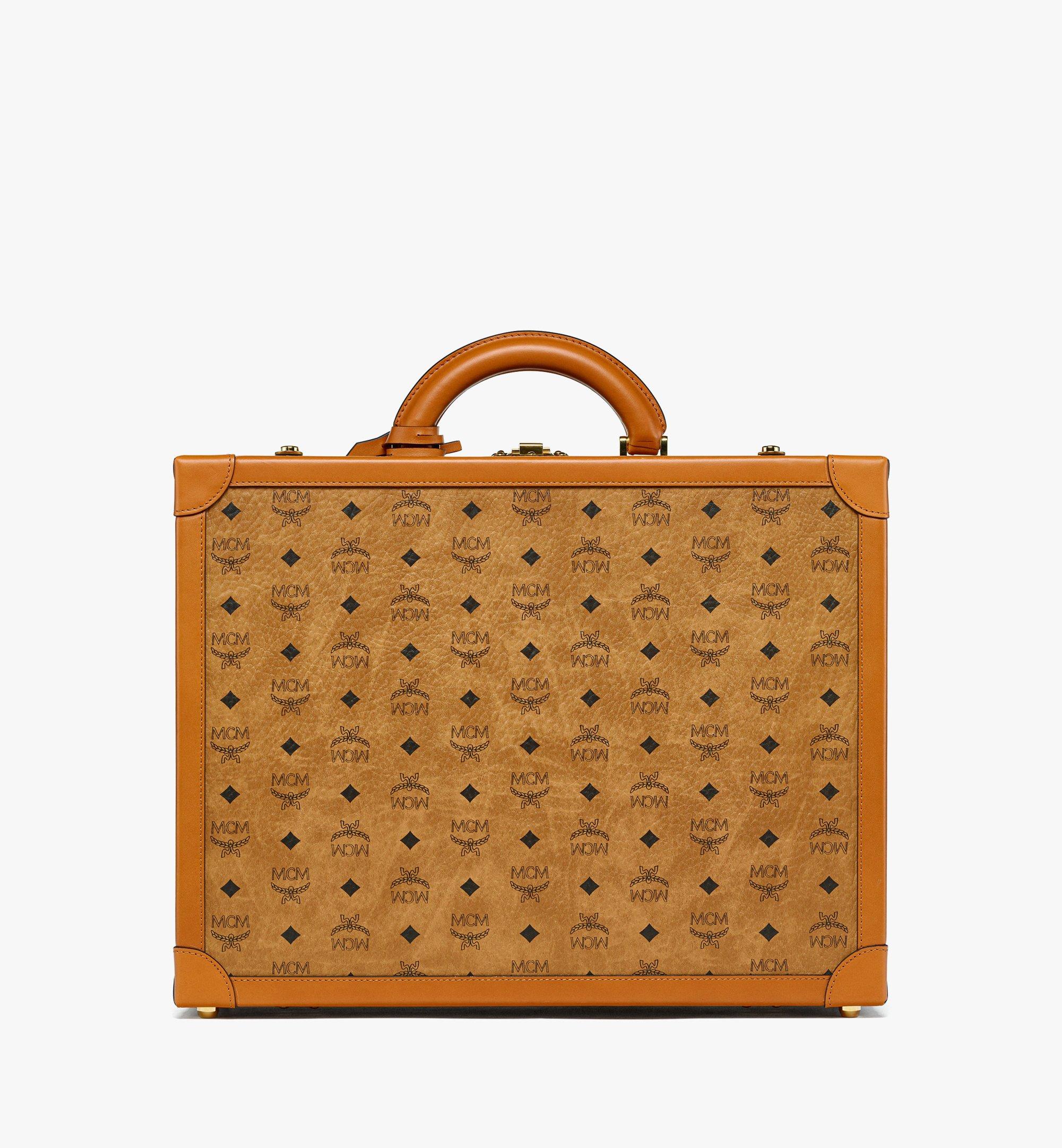 Mini Suitcase in Visetos Cognac | MCM ®US