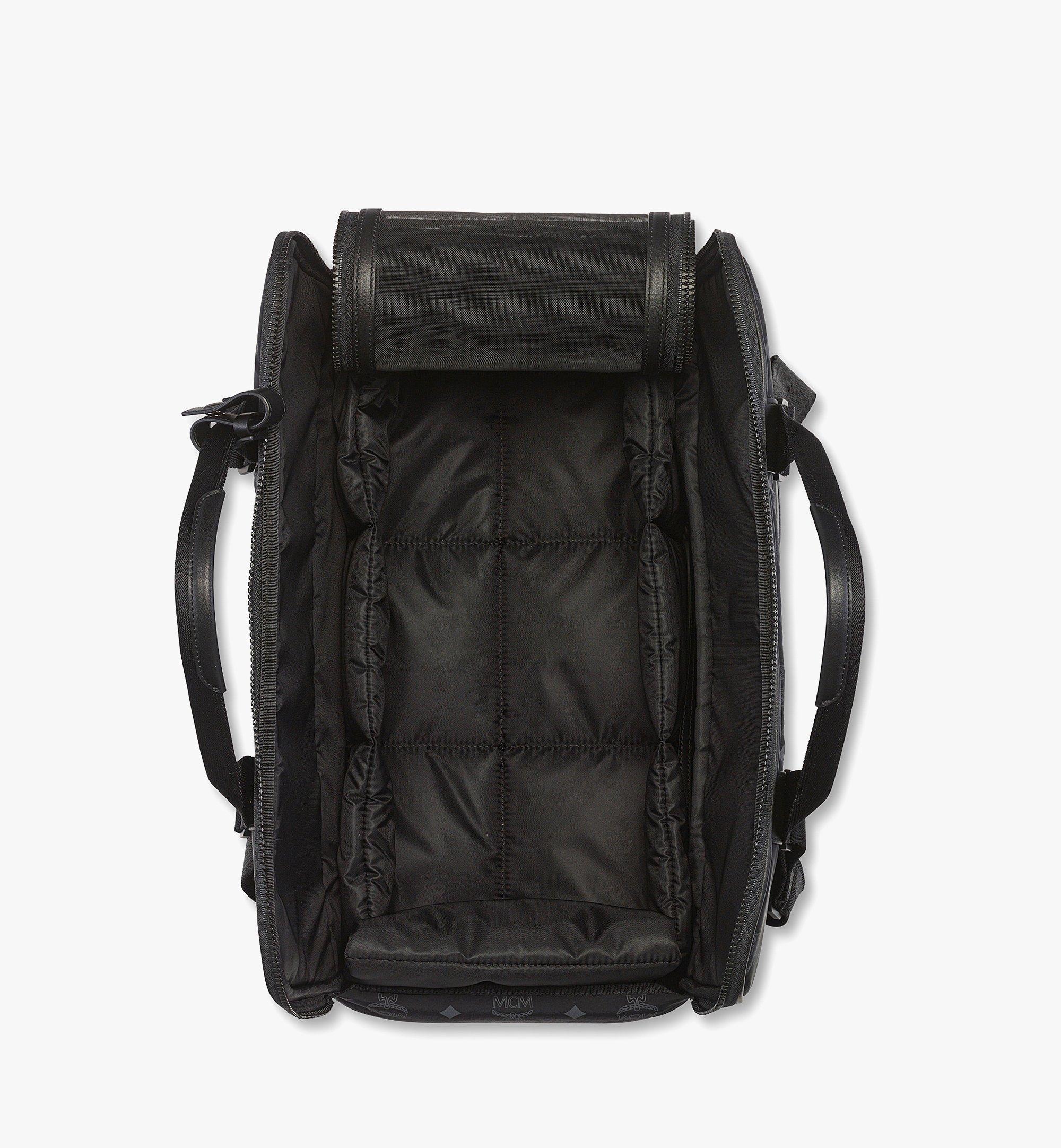 MCM Pet Carrier in Monogram Nylon and Leather Black MEZFAMM03BK001 Alternate View 2