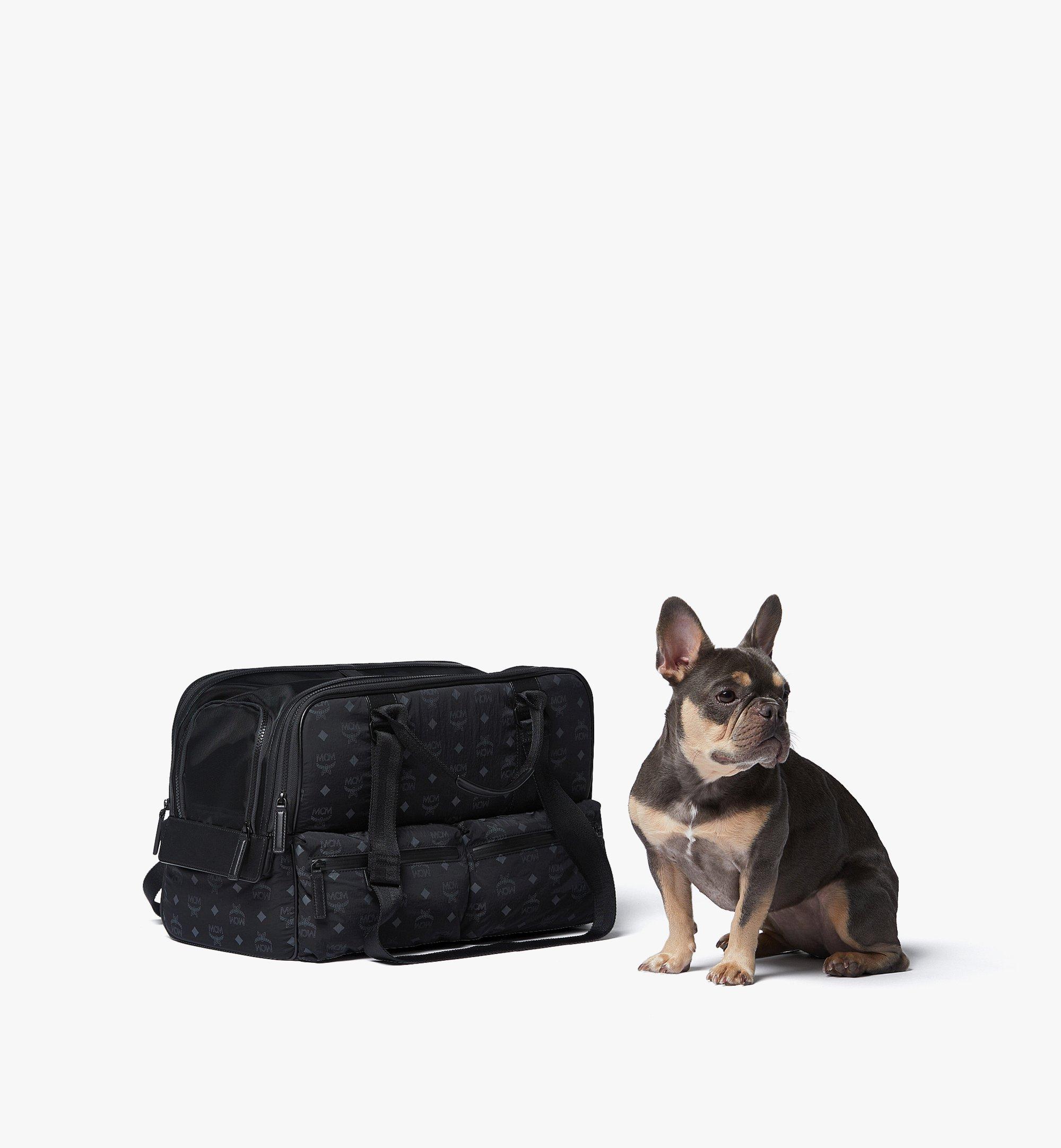 MCM Pet Carrier in Monogram Nylon and Leather Black MEZFAMM03BK001 มุมมองอื่น 5